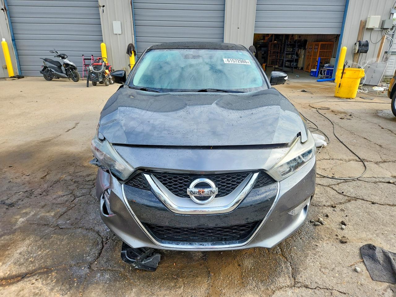 2017 Nissan Maxima Platinum Серый vin: 1N4AA6AP4HC454963