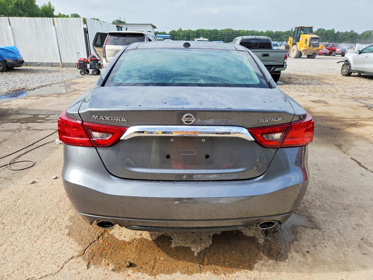 2017 Nissan Maxima Platinum Серый vin: 1N4AA6AP4HC454963