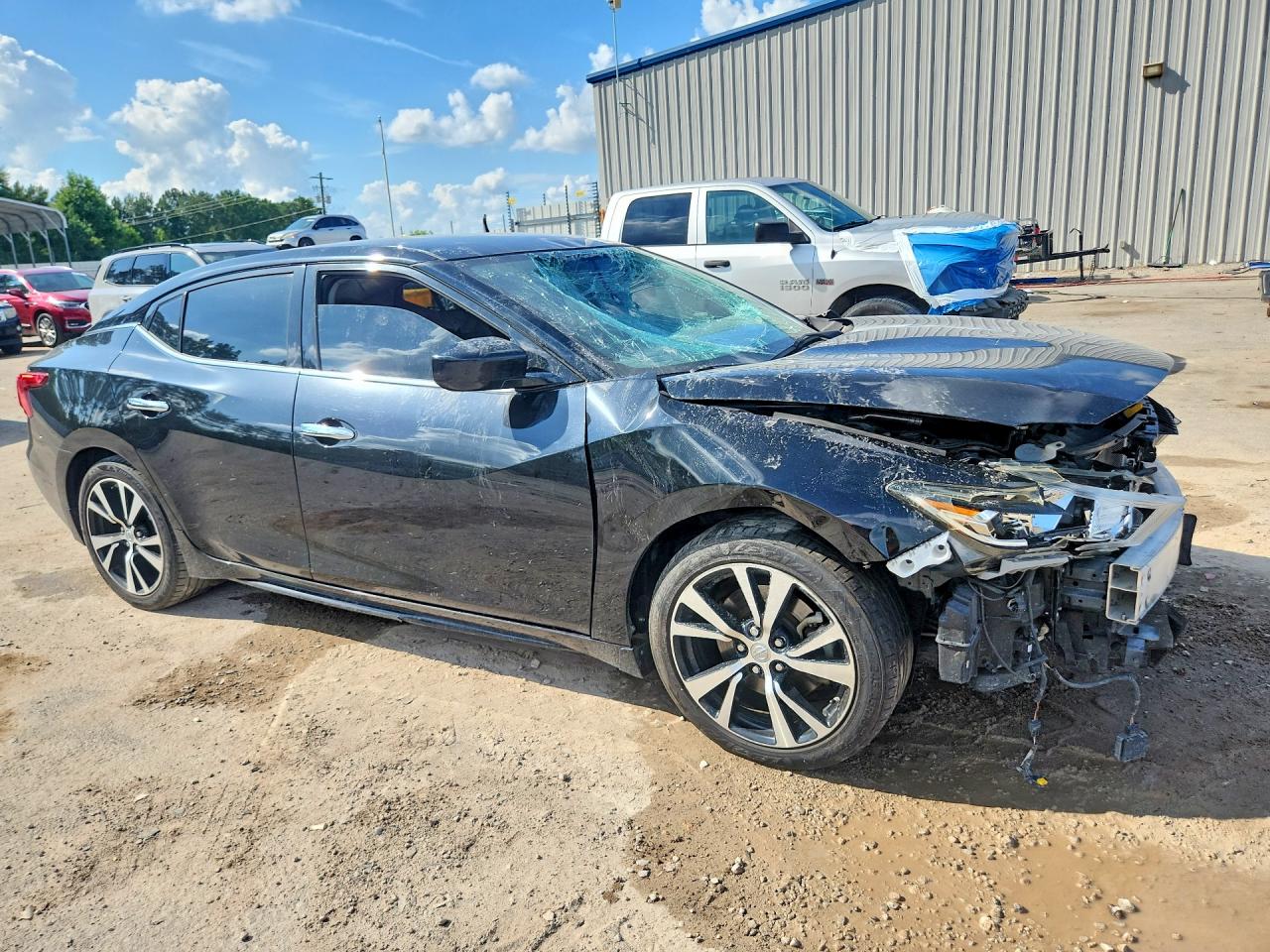 2018 Nissan Maxima 3.5 S Black vin: 1N4AA6AP4JC366002
