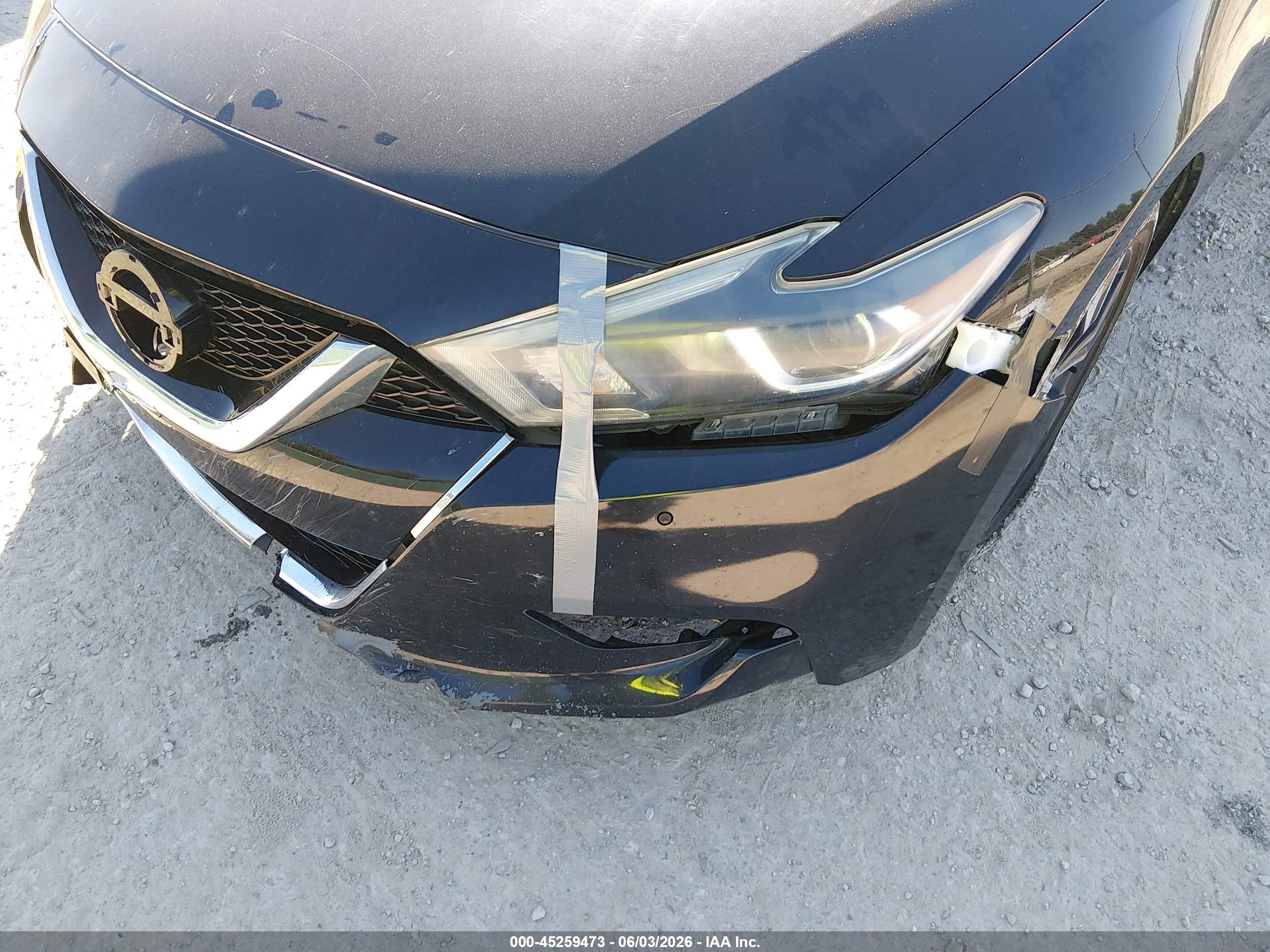 2018 Nissan Maxima 3.5 Sv Black vin: 1N4AA6AP4JC407258