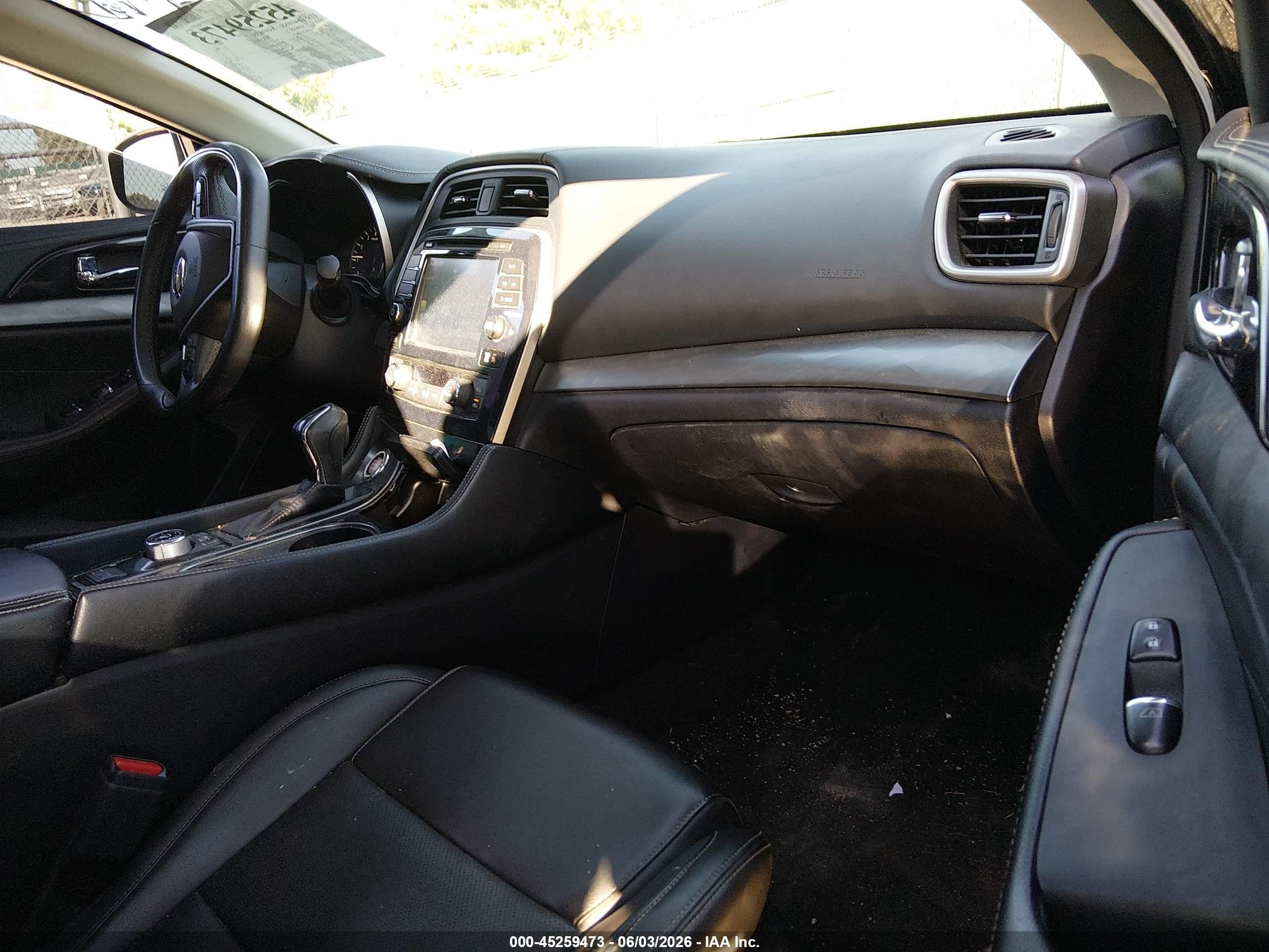 2018 Nissan Maxima 3.5 Sv Black vin: 1N4AA6AP4JC407258