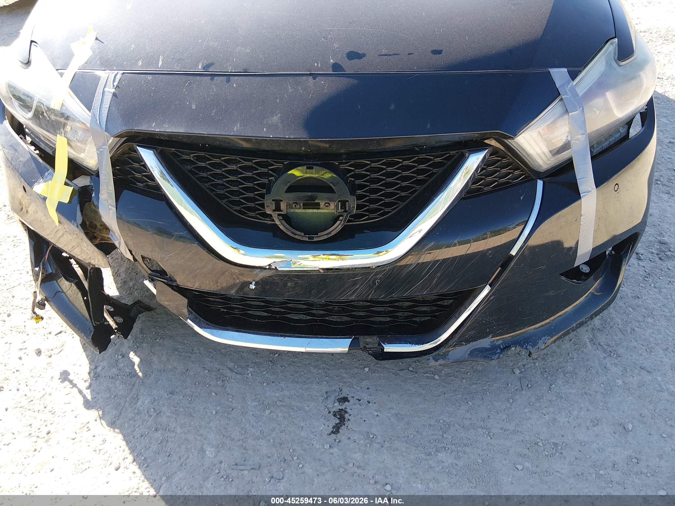 2018 Nissan Maxima 3.5 Sv Black vin: 1N4AA6AP4JC407258