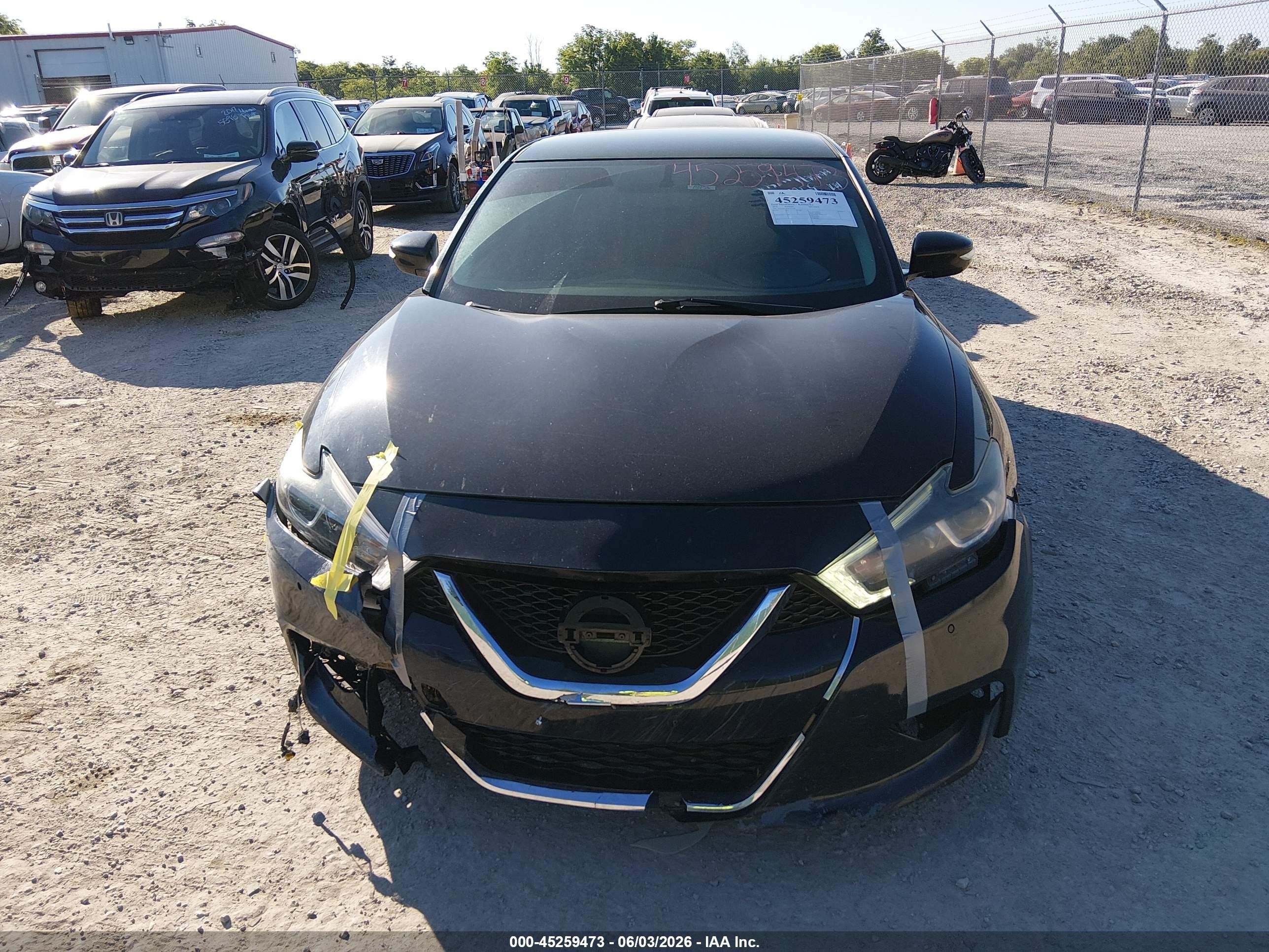 2018 Nissan Maxima 3.5 Sv Black vin: 1N4AA6AP4JC407258