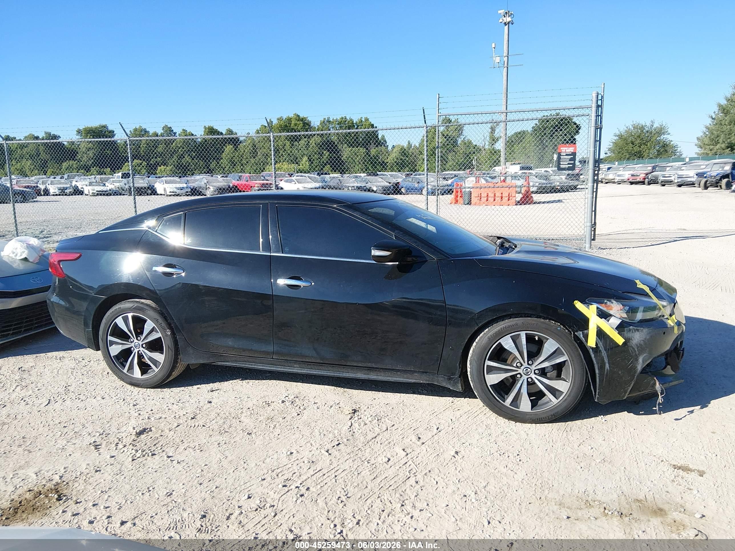 2018 Nissan Maxima 3.5 Sv Black vin: 1N4AA6AP4JC407258