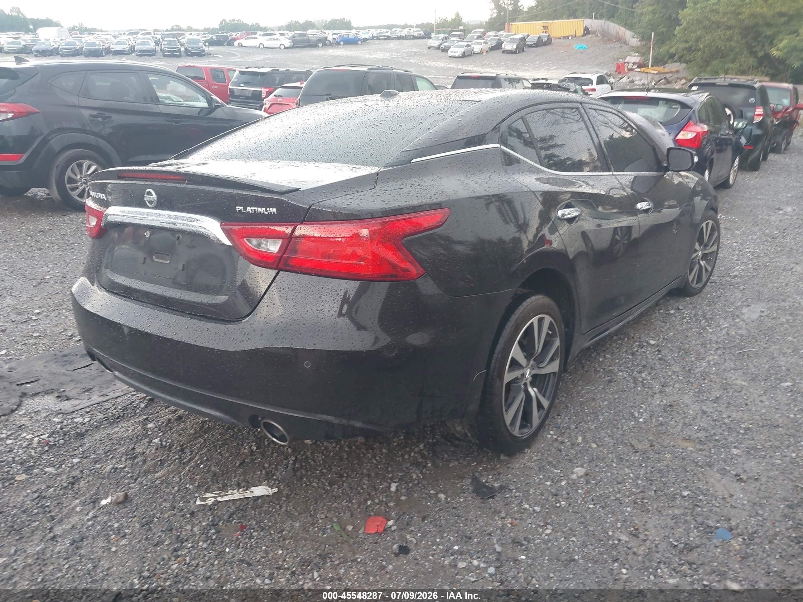 2016 Nissan Maxima 3.5 Platinum Black vin: 1N4AA6AP5GC383562