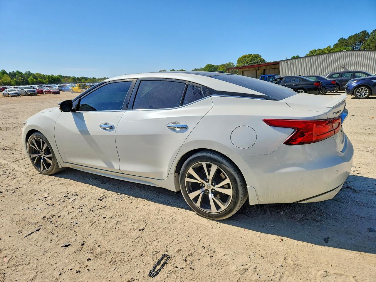 2016 Nissan Maxima Platinum White vin: 1N4AA6AP5GC385795
