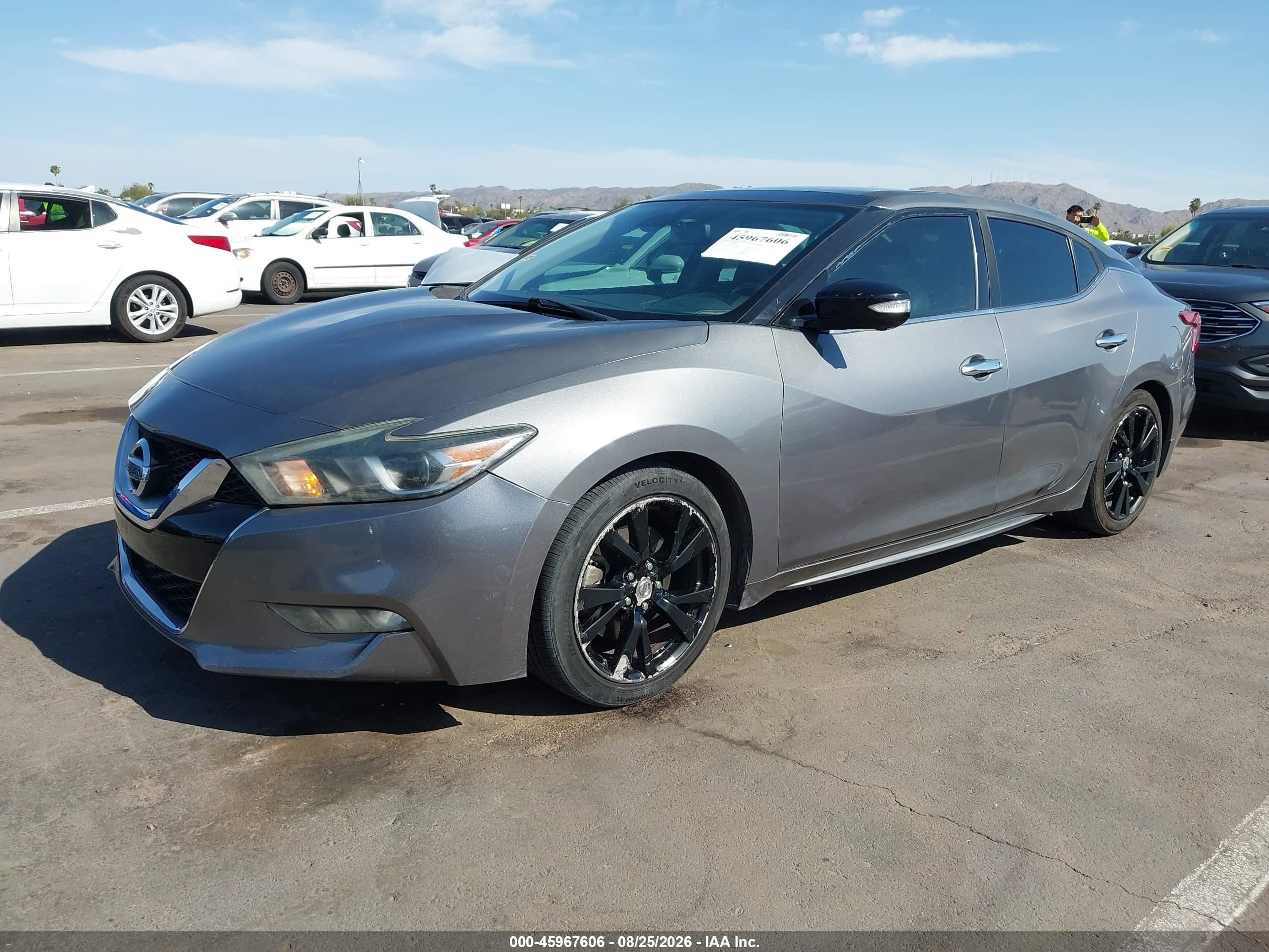 2016 Nissan Maxima 3.5 Platinum Silver vin: 1N4AA6AP5GC447471