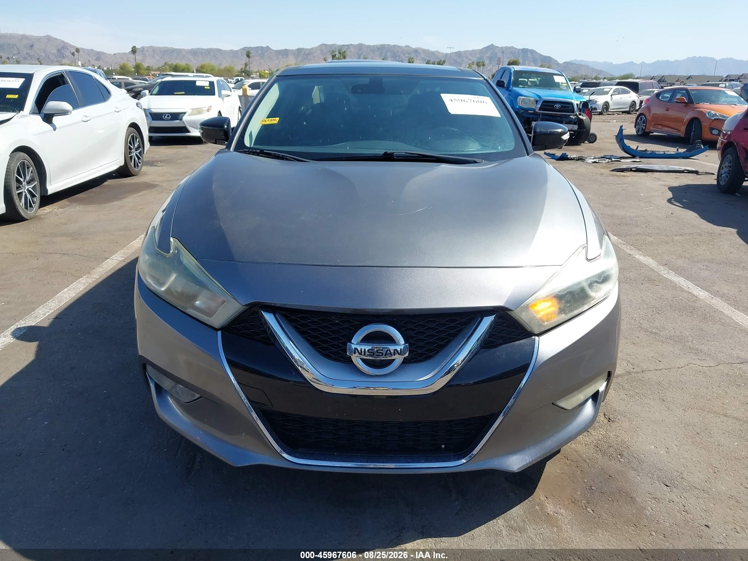 2016 Nissan Maxima 3.5 Platinum Silver vin: 1N4AA6AP5GC447471