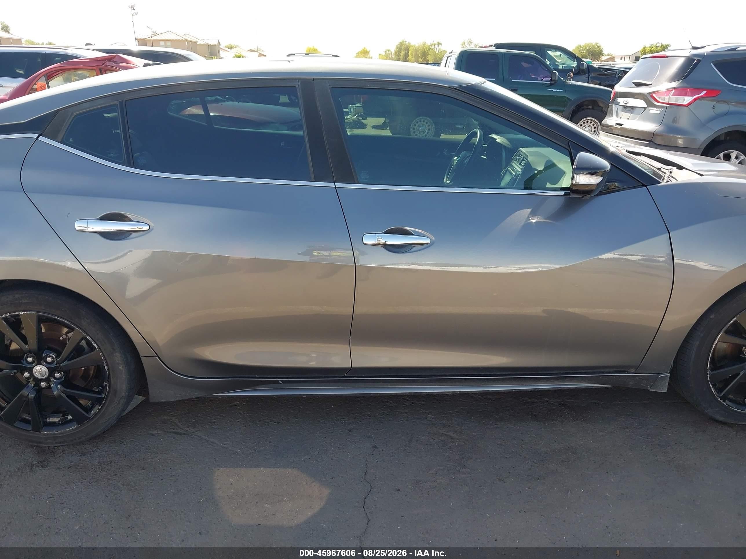 2016 Nissan Maxima 3.5 Platinum Silver vin: 1N4AA6AP5GC447471