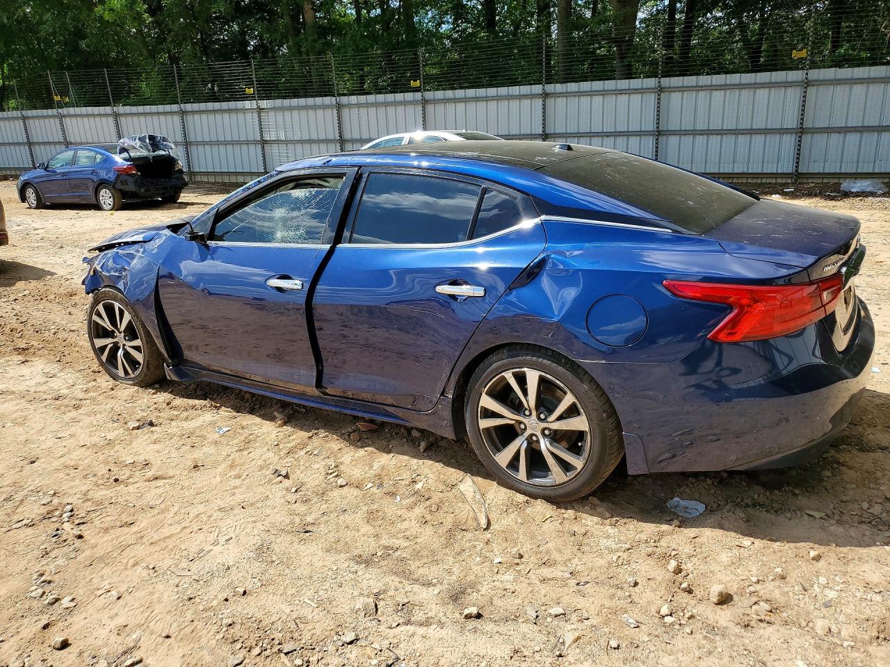 2017 Nissan Maxima 3.5 Sl Blue vin: 1N4AA6AP5HC372398