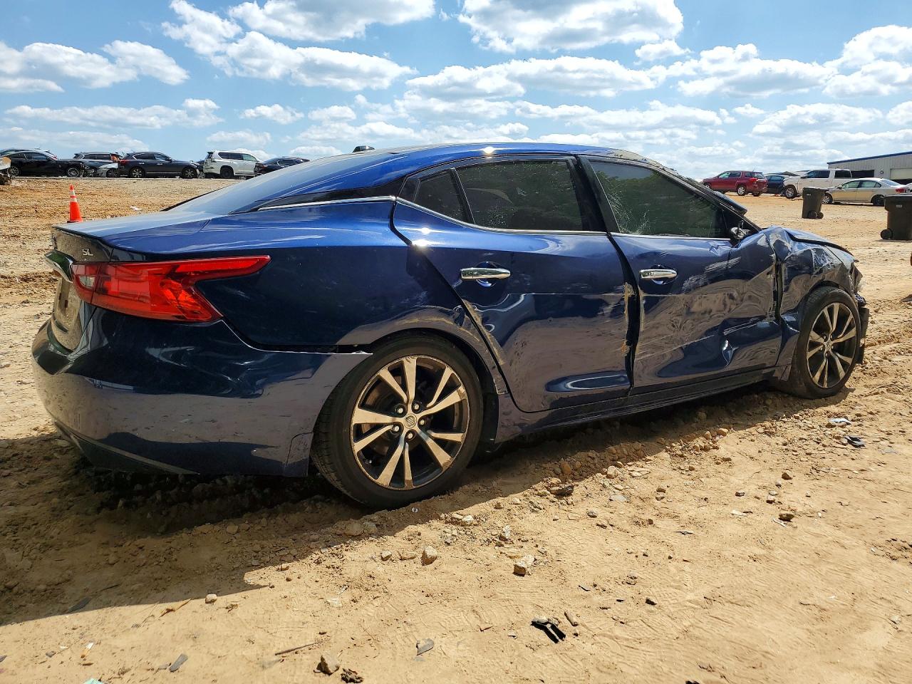 2017 Nissan Maxima 3.5 Sl Blue vin: 1N4AA6AP5HC372398