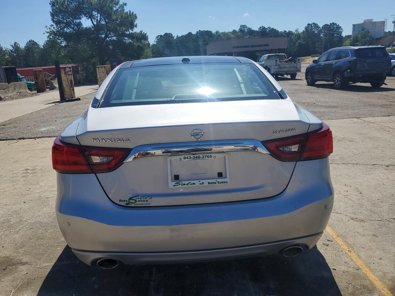 2017 Nissan Maxima Platinum Silver vin: 1N4AA6AP5HC400197