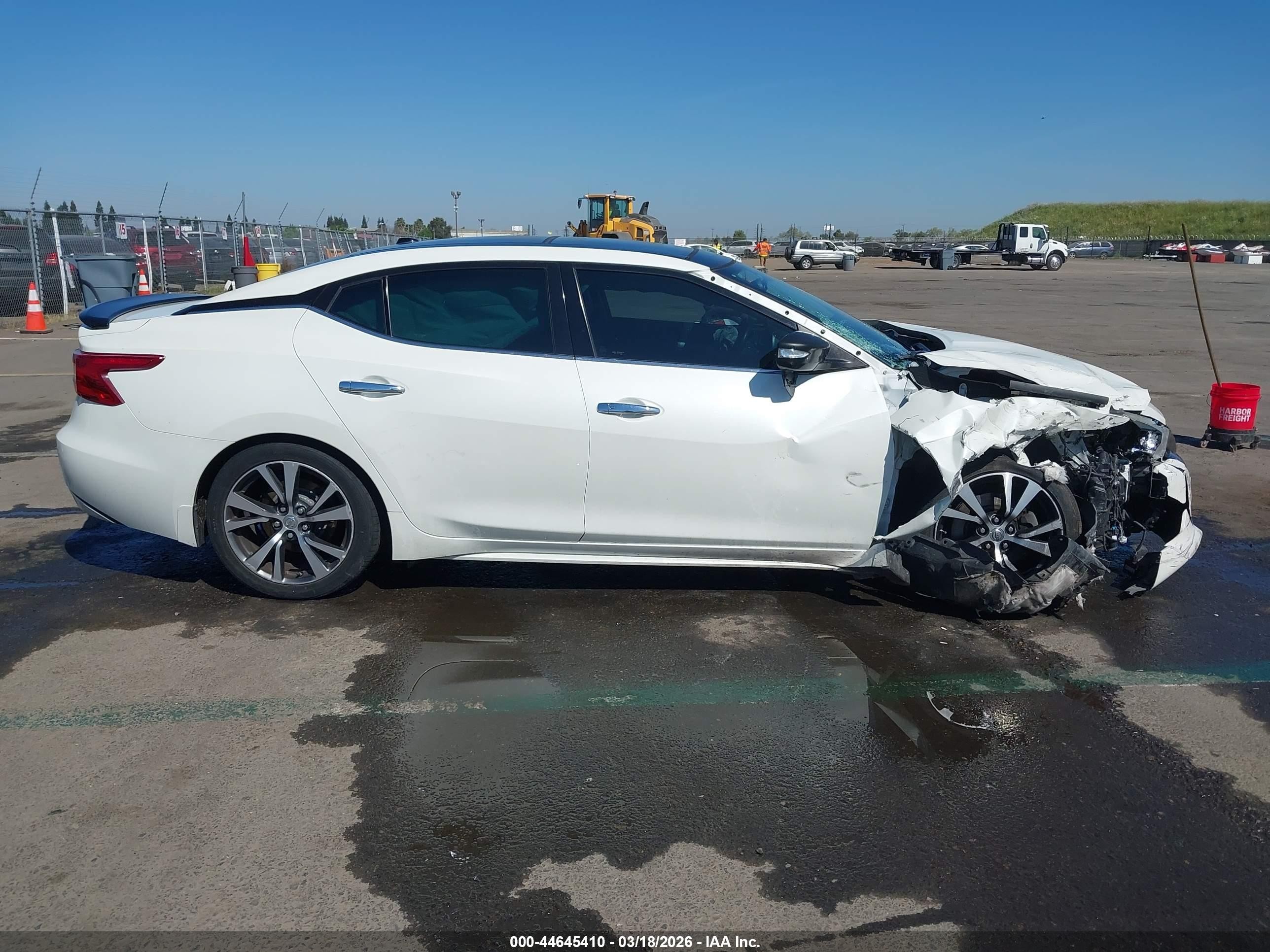 2017 Nissan Maxima 3.5 Sl White vin: 1N4AA6AP5HC414553