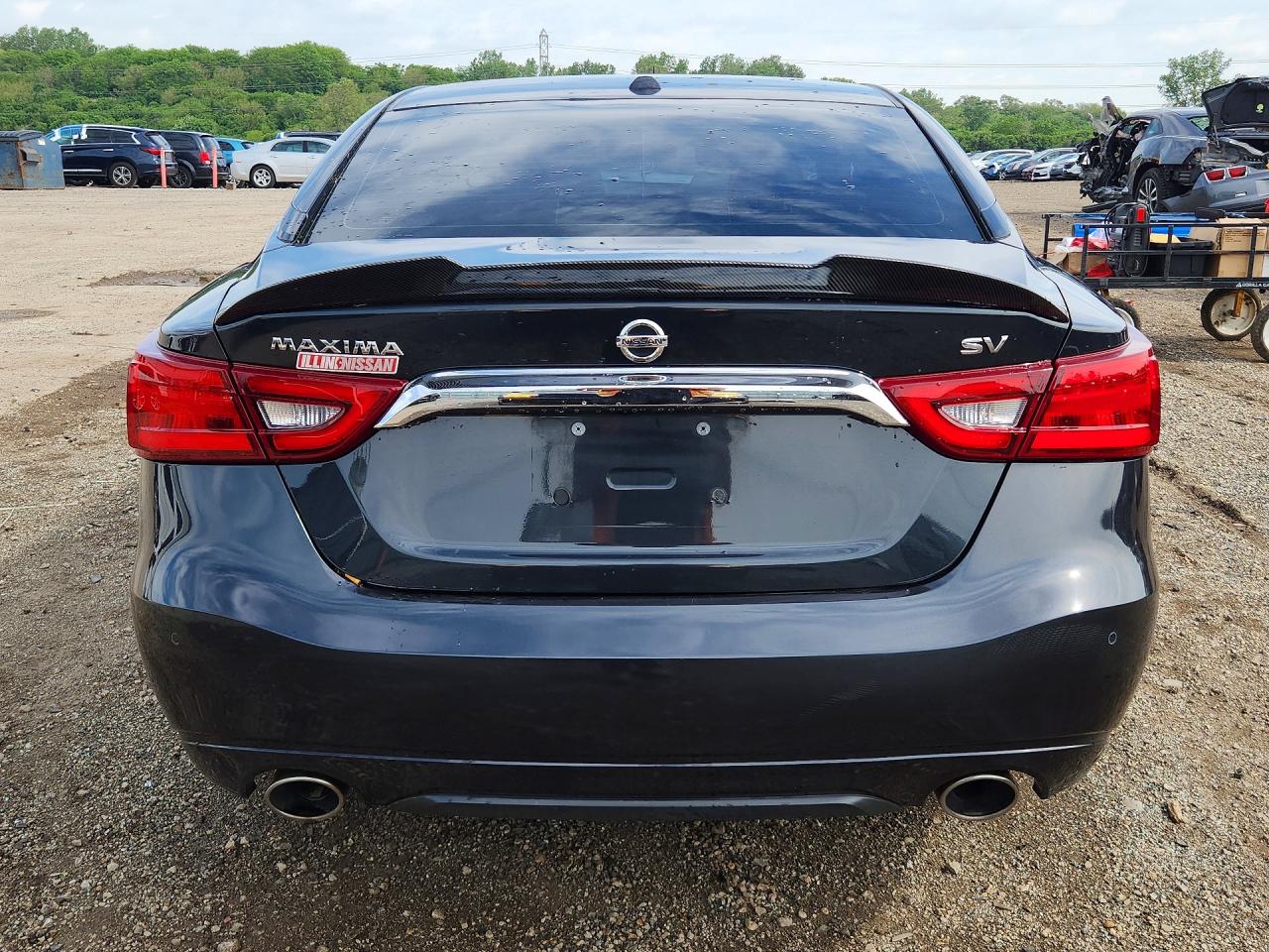 2017 Nissan Maxima 3.5 Sv Gray vin: 1N4AA6AP5HC416576