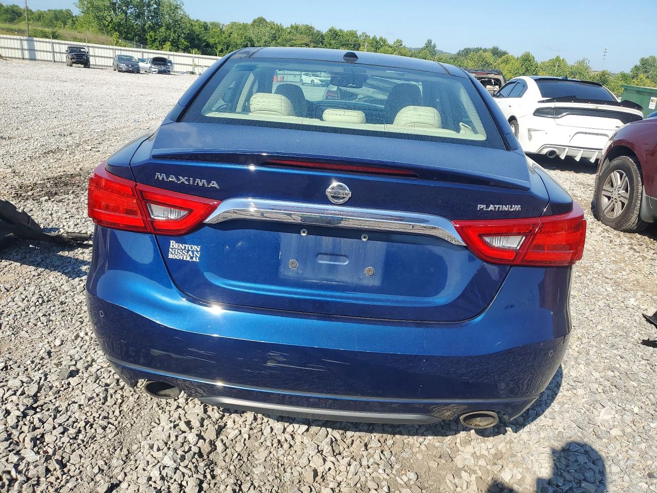 2017 Nissan Maxima Platinum Blue vin: 1N4AA6AP5HC431286