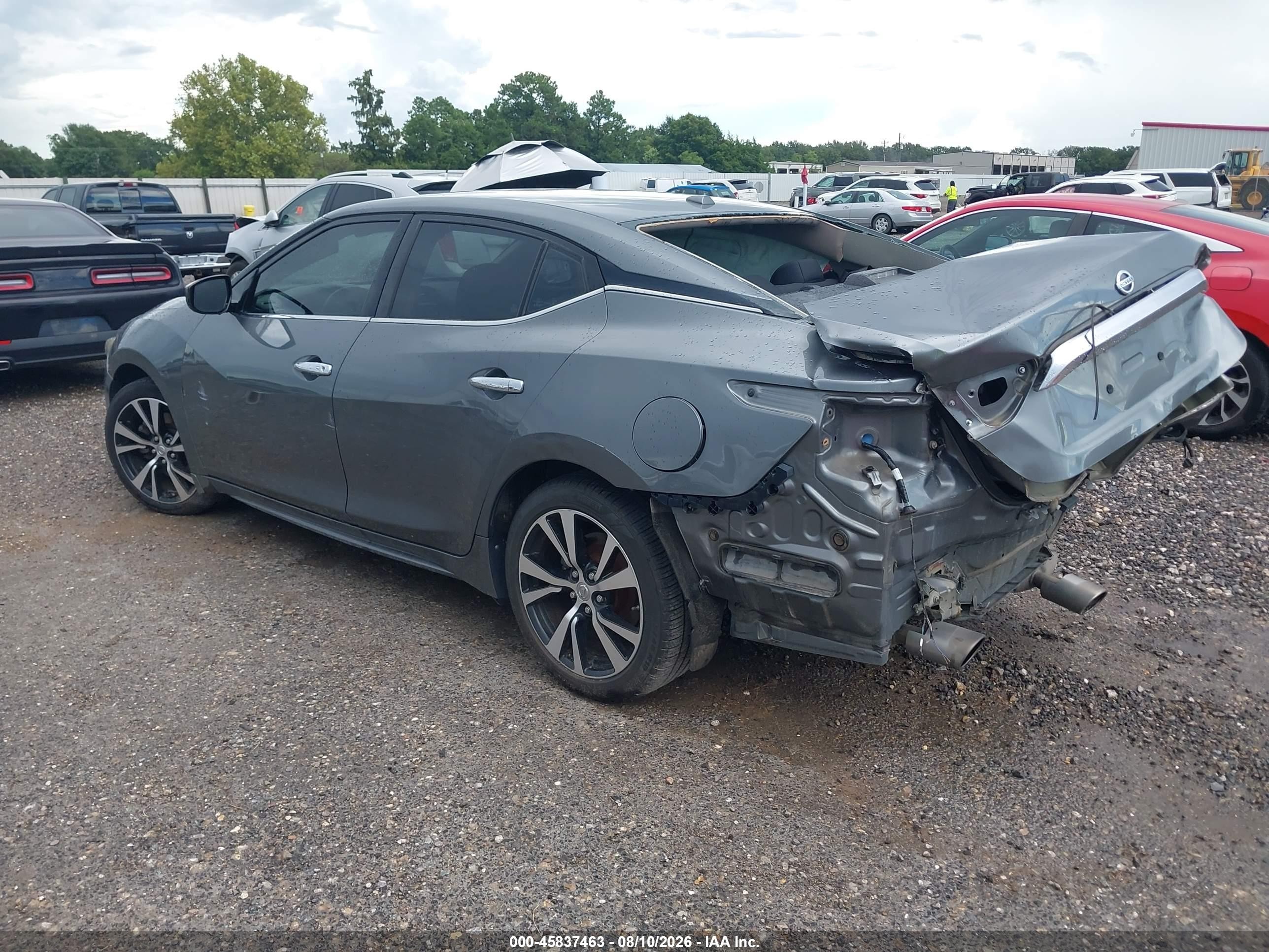 2018 Nissan Maxima 3.5 S Gray vin: 1N4AA6AP5JC370530