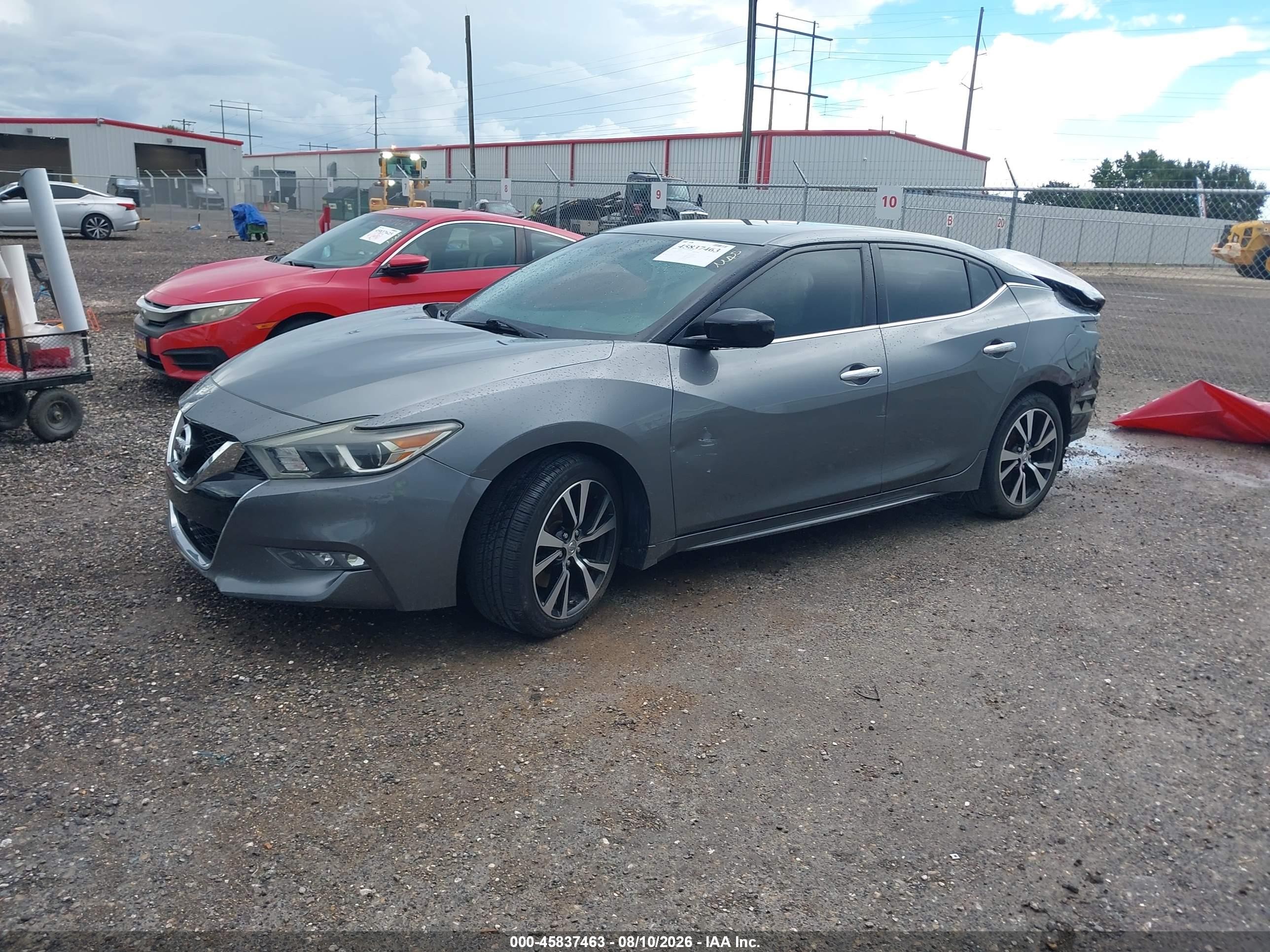 2018 Nissan Maxima 3.5 S Gray vin: 1N4AA6AP5JC370530