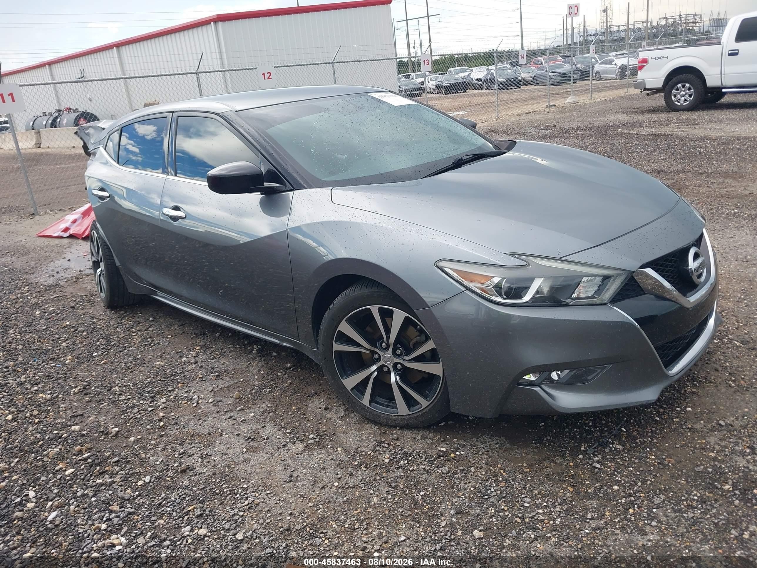 2018 Nissan Maxima 3.5 S Серый vin: 1N4AA6AP5JC370530
