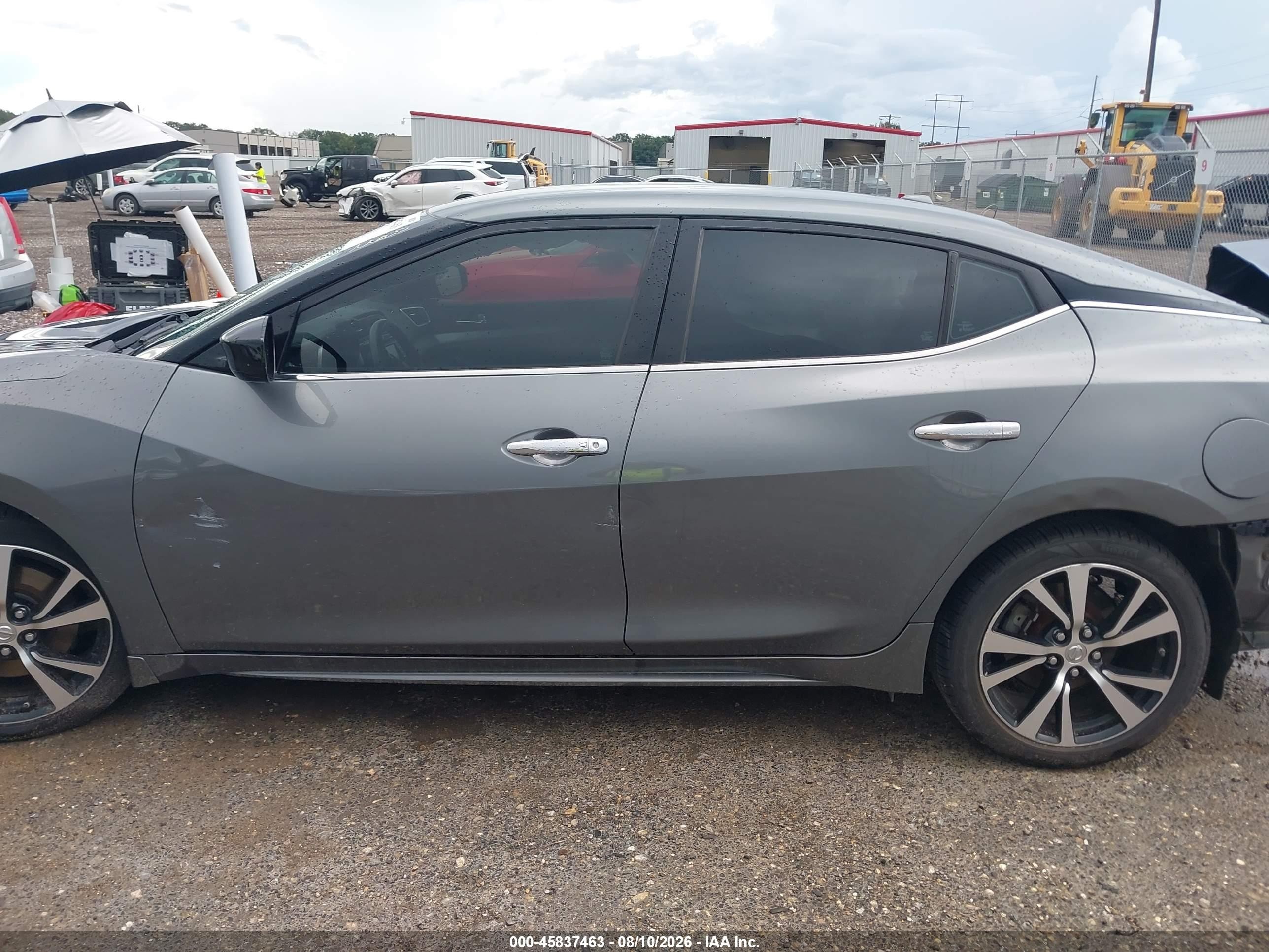 2018 Nissan Maxima 3.5 S Gray vin: 1N4AA6AP5JC370530