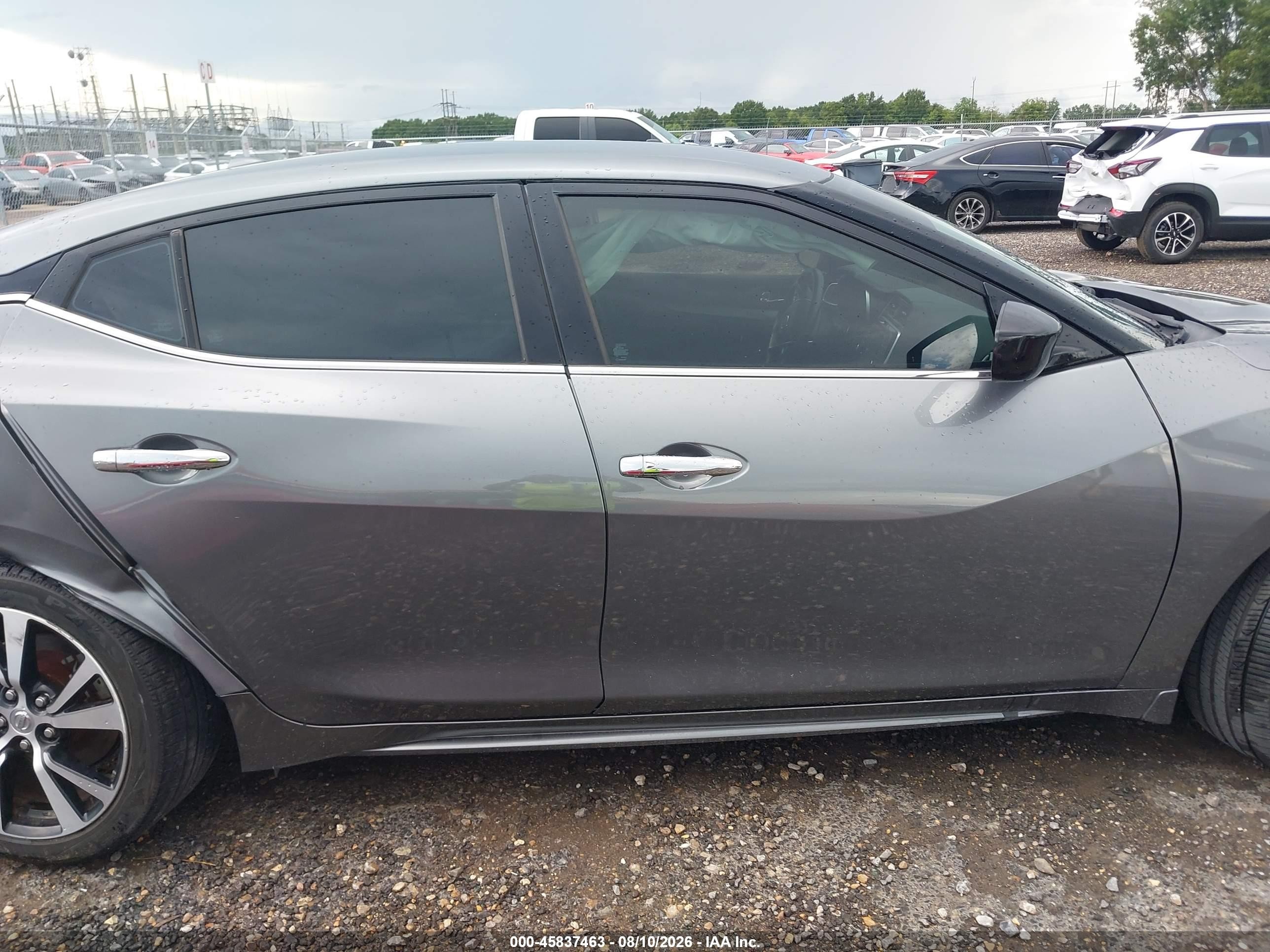 2018 Nissan Maxima 3.5 S Gray vin: 1N4AA6AP5JC370530
