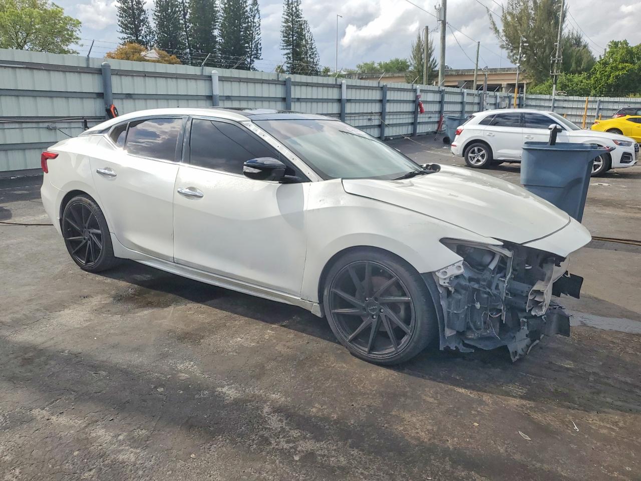 2018 Nissan Maxima 3.5 Sl White vin: 1N4AA6AP5JC401744