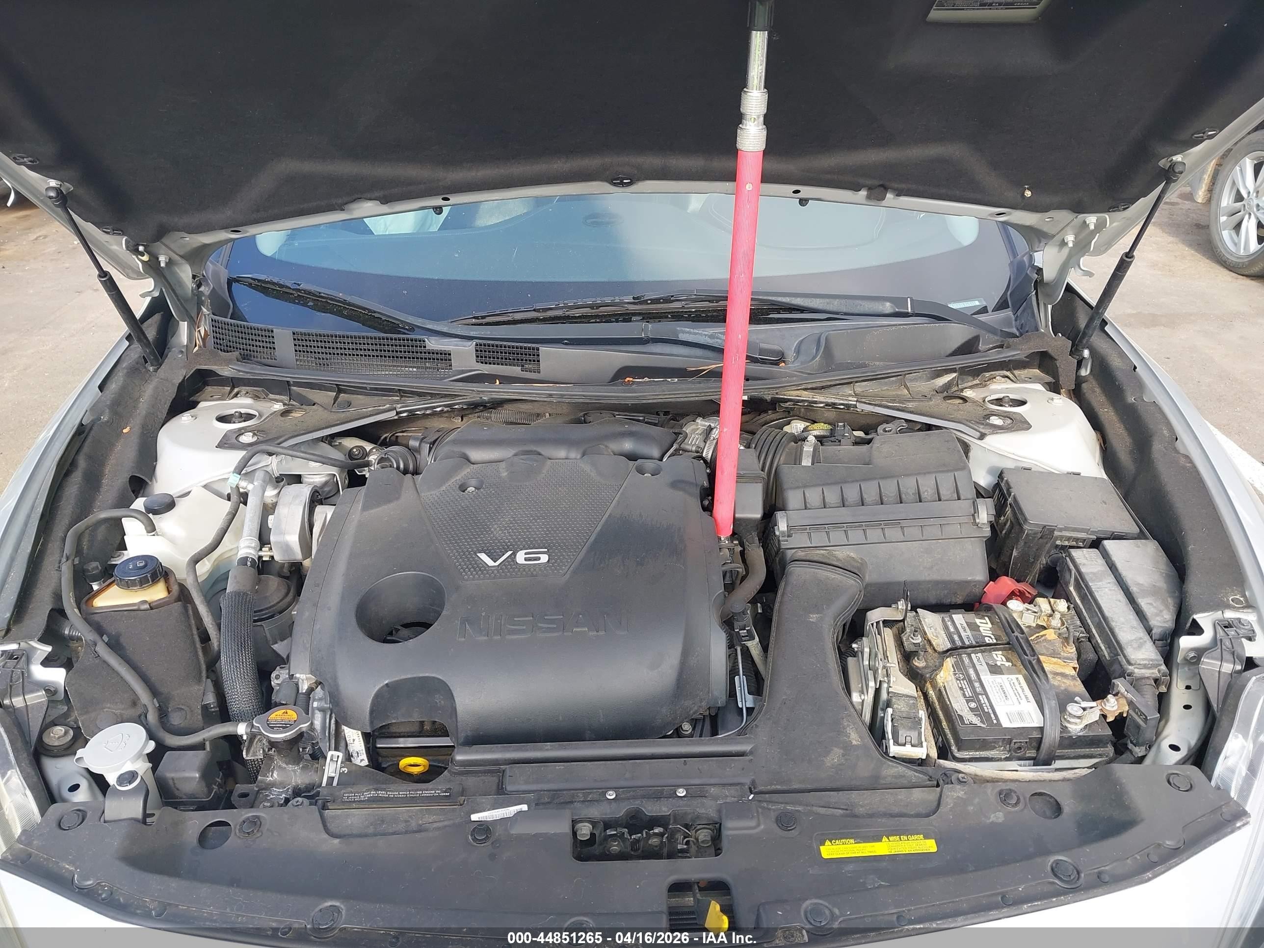 2016 Nissan Maxima 3.5 Sv Серебряный vin: 1N4AA6AP6GC406718