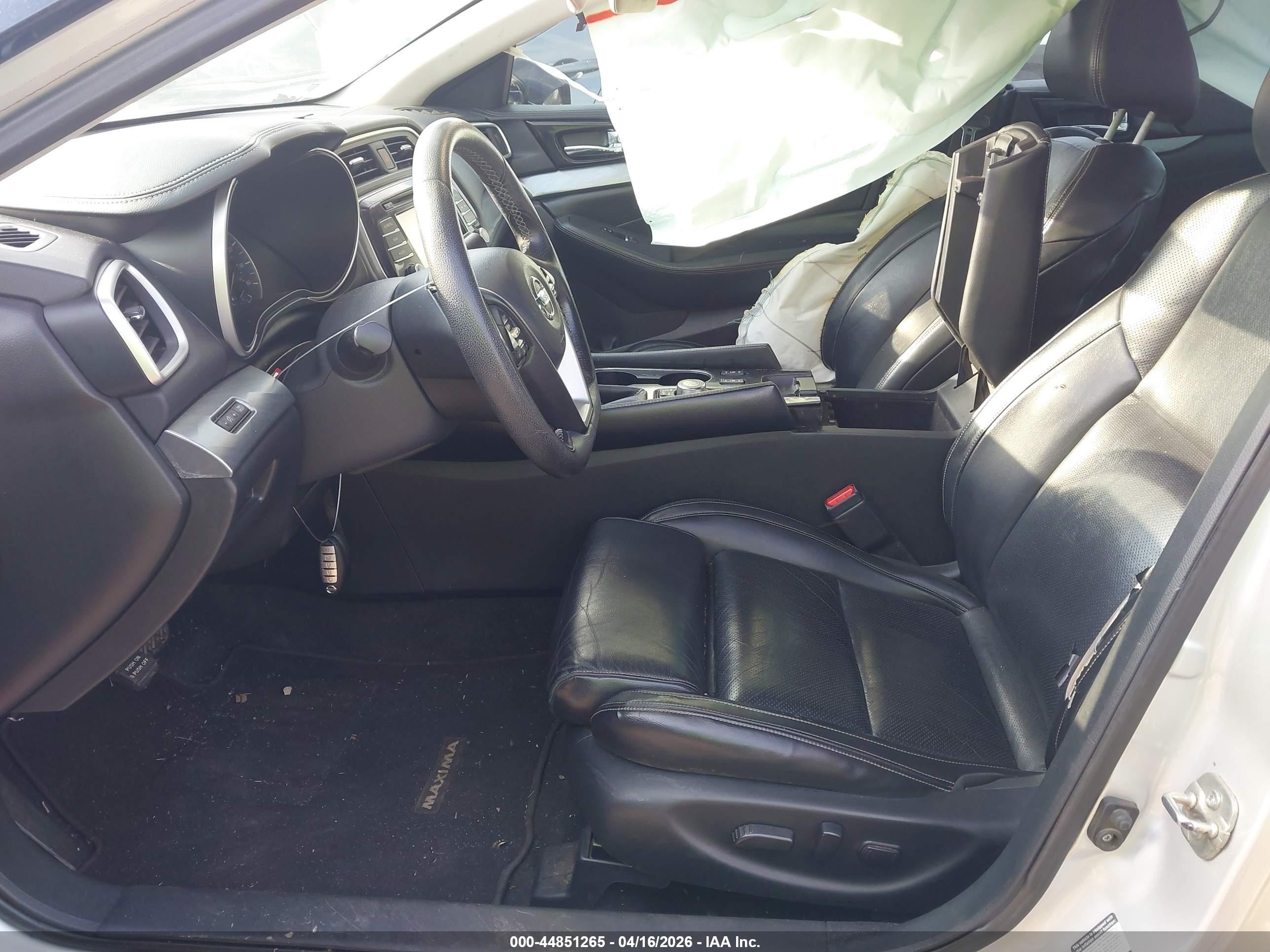 2016 Nissan Maxima 3.5 Sv Серебряный vin: 1N4AA6AP6GC406718