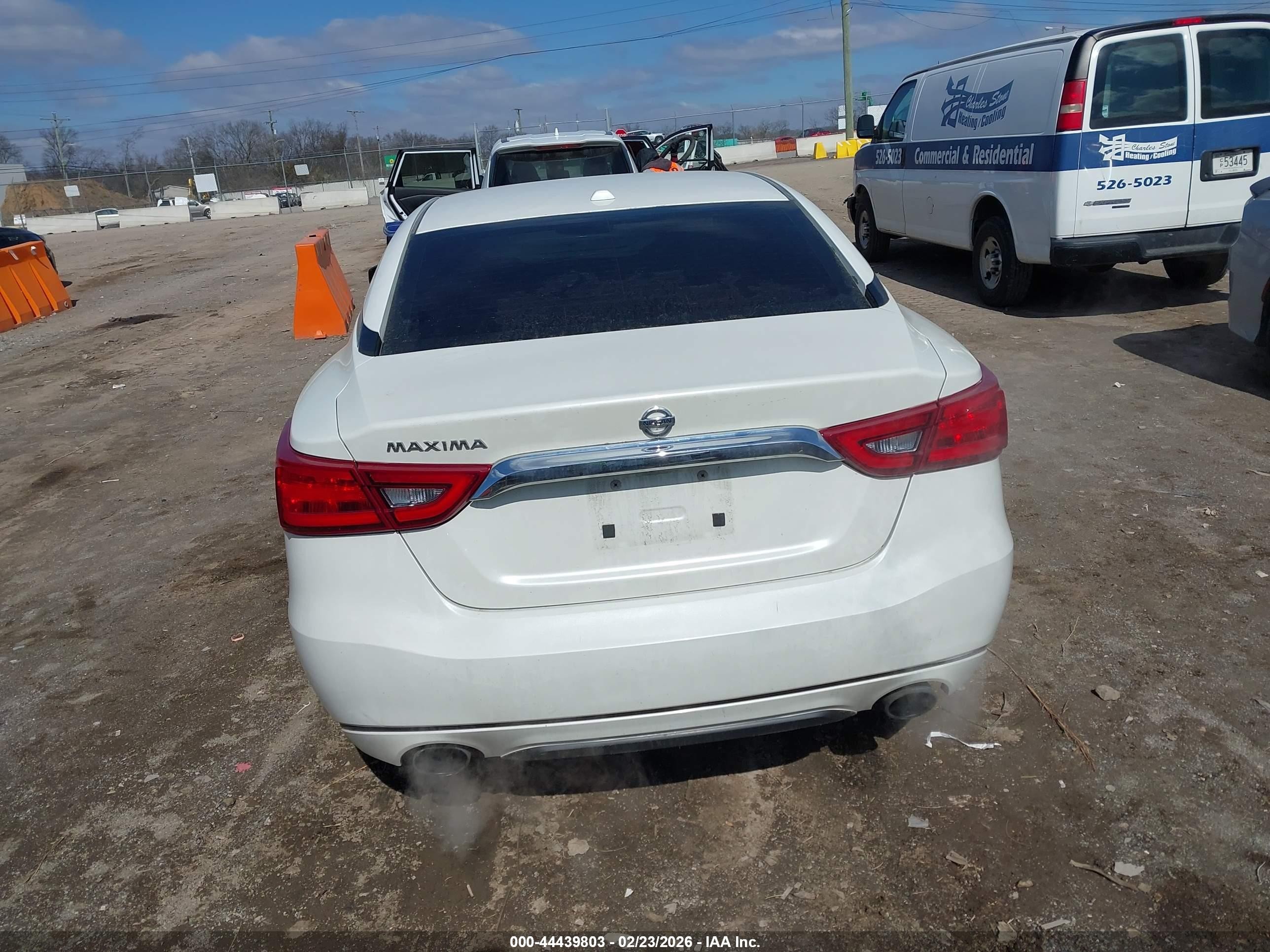 2016 Nissan Maxima 3.5 S White vin: 1N4AA6AP6GC423275
