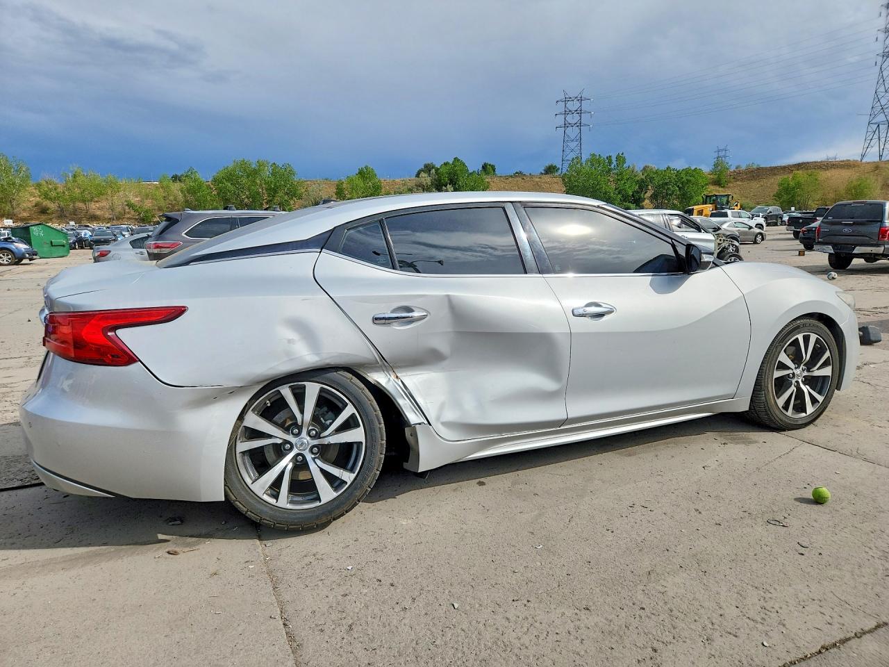 2016 Nissan Maxima 3.5 Sl Silver vin: 1N4AA6AP6GC905891