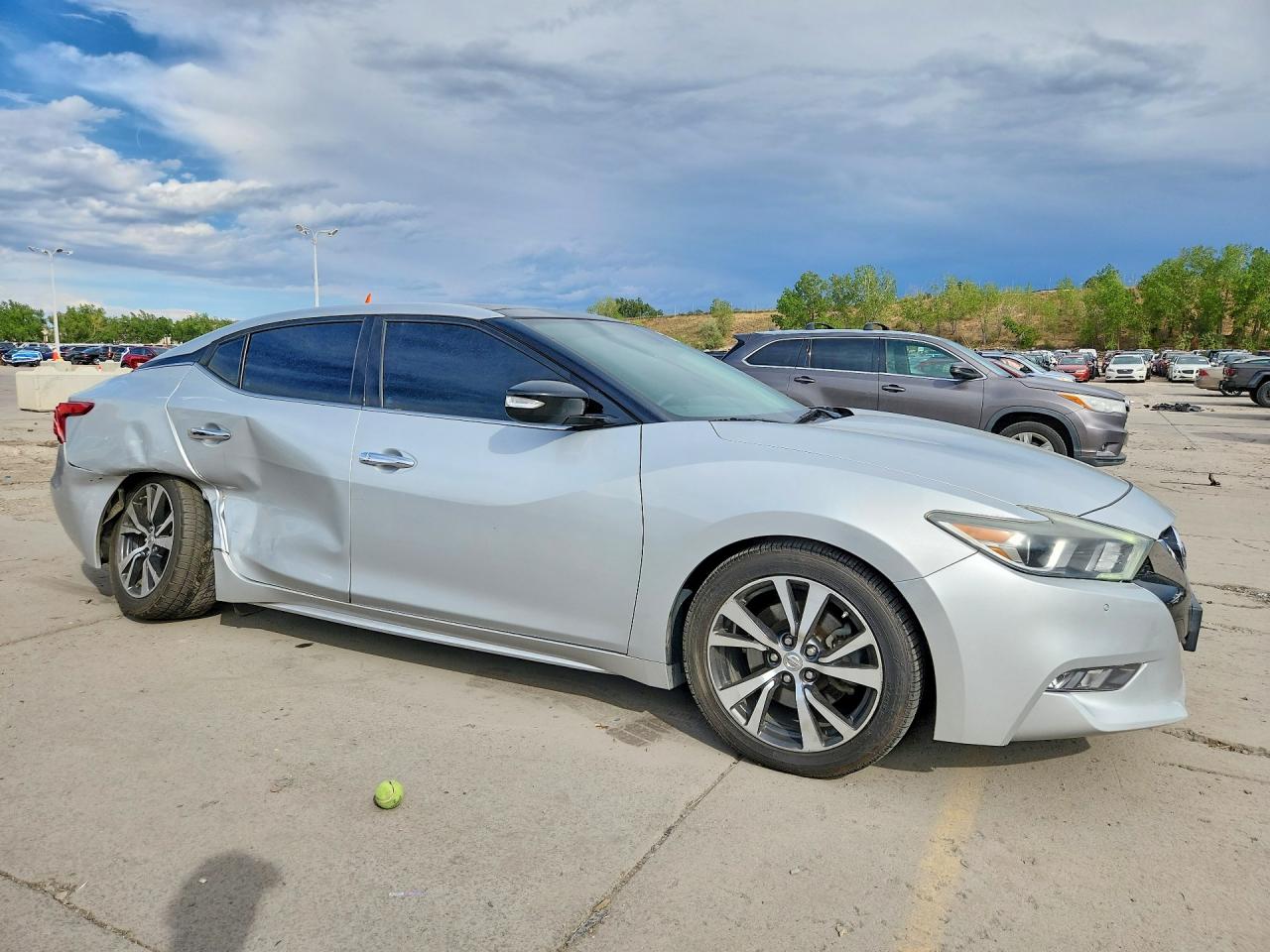 2016 Nissan Maxima 3.5 Sl Silver vin: 1N4AA6AP6GC905891