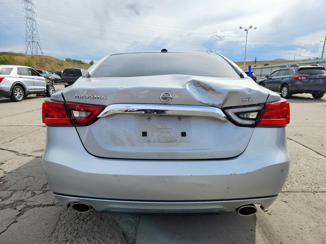 2016 Nissan Maxima 3.5 Sl Silver vin: 1N4AA6AP6GC905891