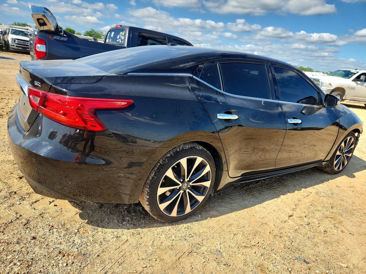 2017 Nissan Maxima 3.5 S Black vin: 1N4AA6AP6HC440630
