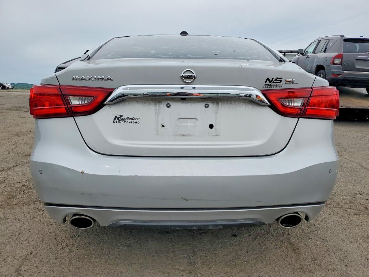 2017 Nissan Maxima 3.5 Sl Silver vin: 1N4AA6AP6HC453832