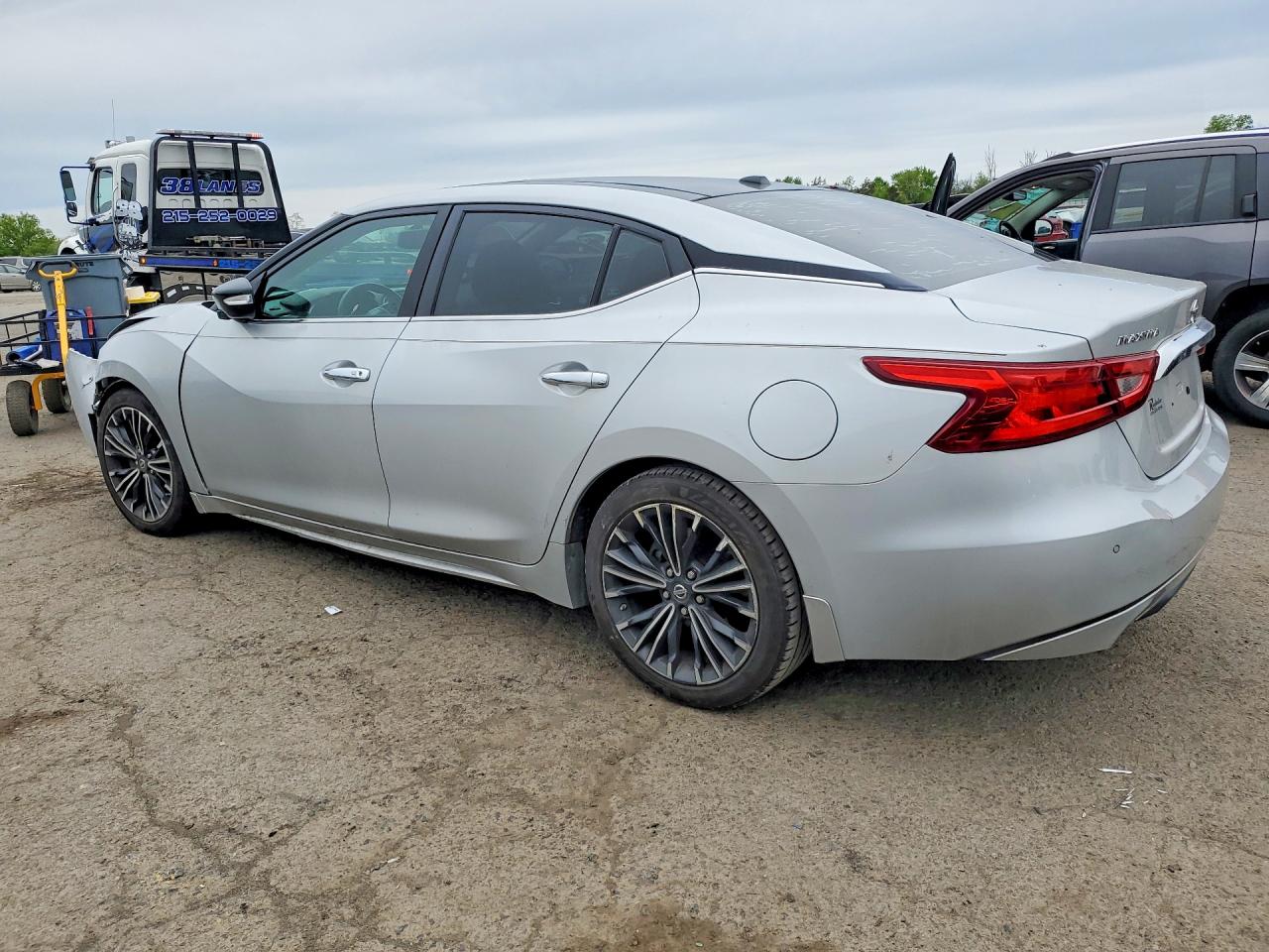 2017 Nissan Maxima 3.5 Sl Silver vin: 1N4AA6AP6HC453832