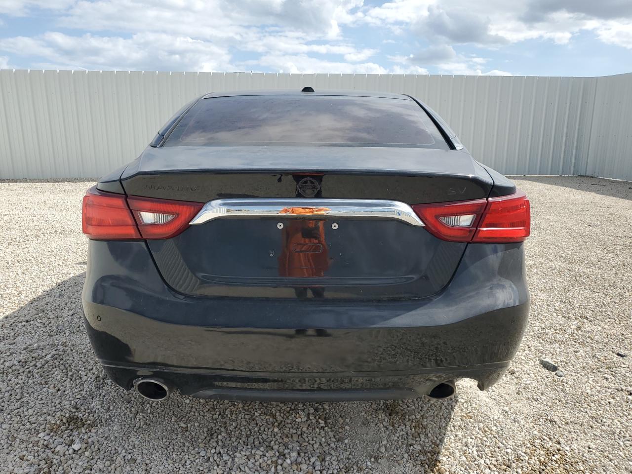 2018 Nissan Maxima 3.5 Sv Black vin: 1N4AA6AP6JC370424 Damage: Deck Lid, Heavy Scratch, 1 To 2 Inches