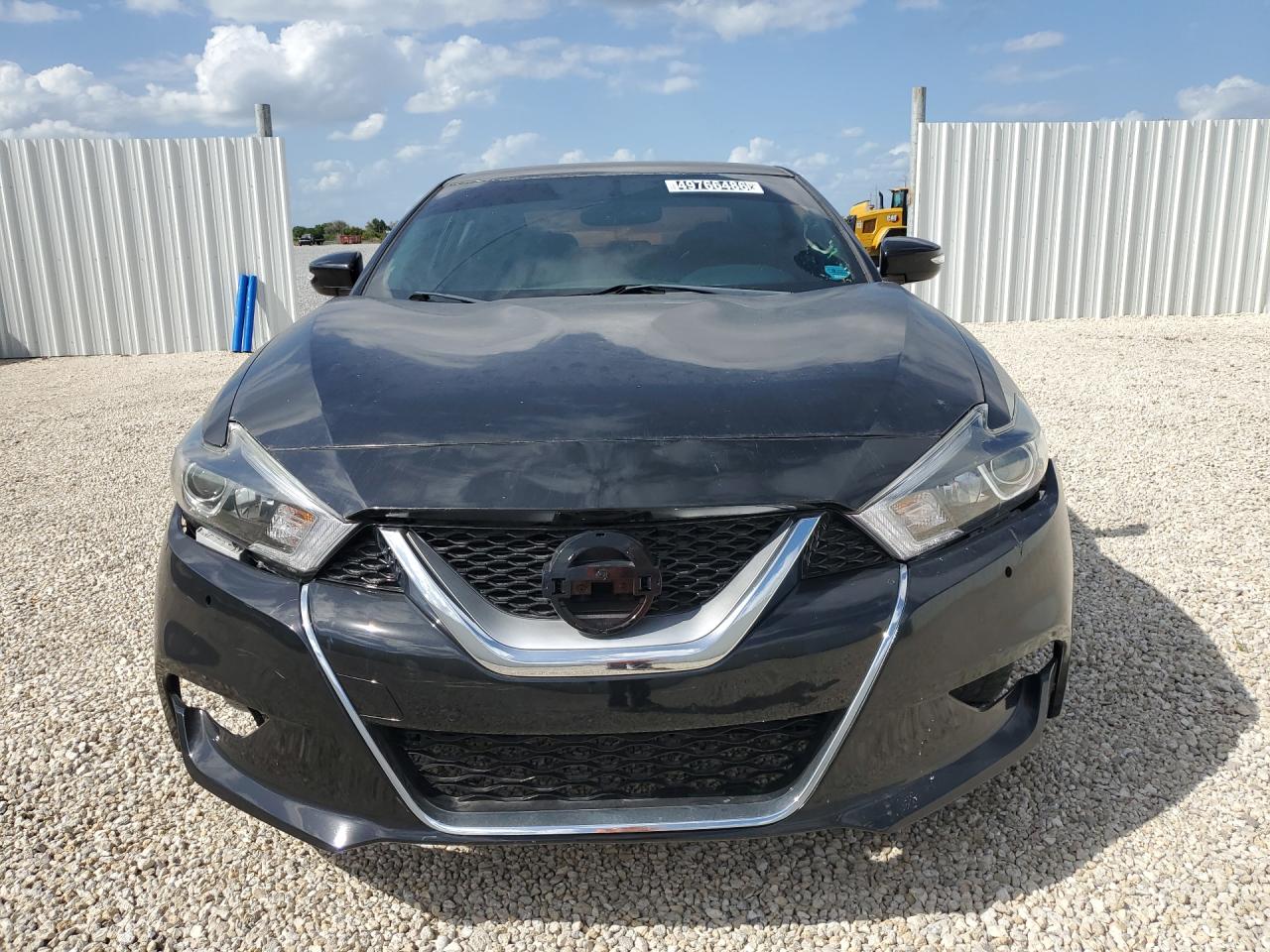 2018 Nissan Maxima 3.5 Sv Black vin: 1N4AA6AP6JC370424 Damage: Front Emblem, Missing, Replacement Required
