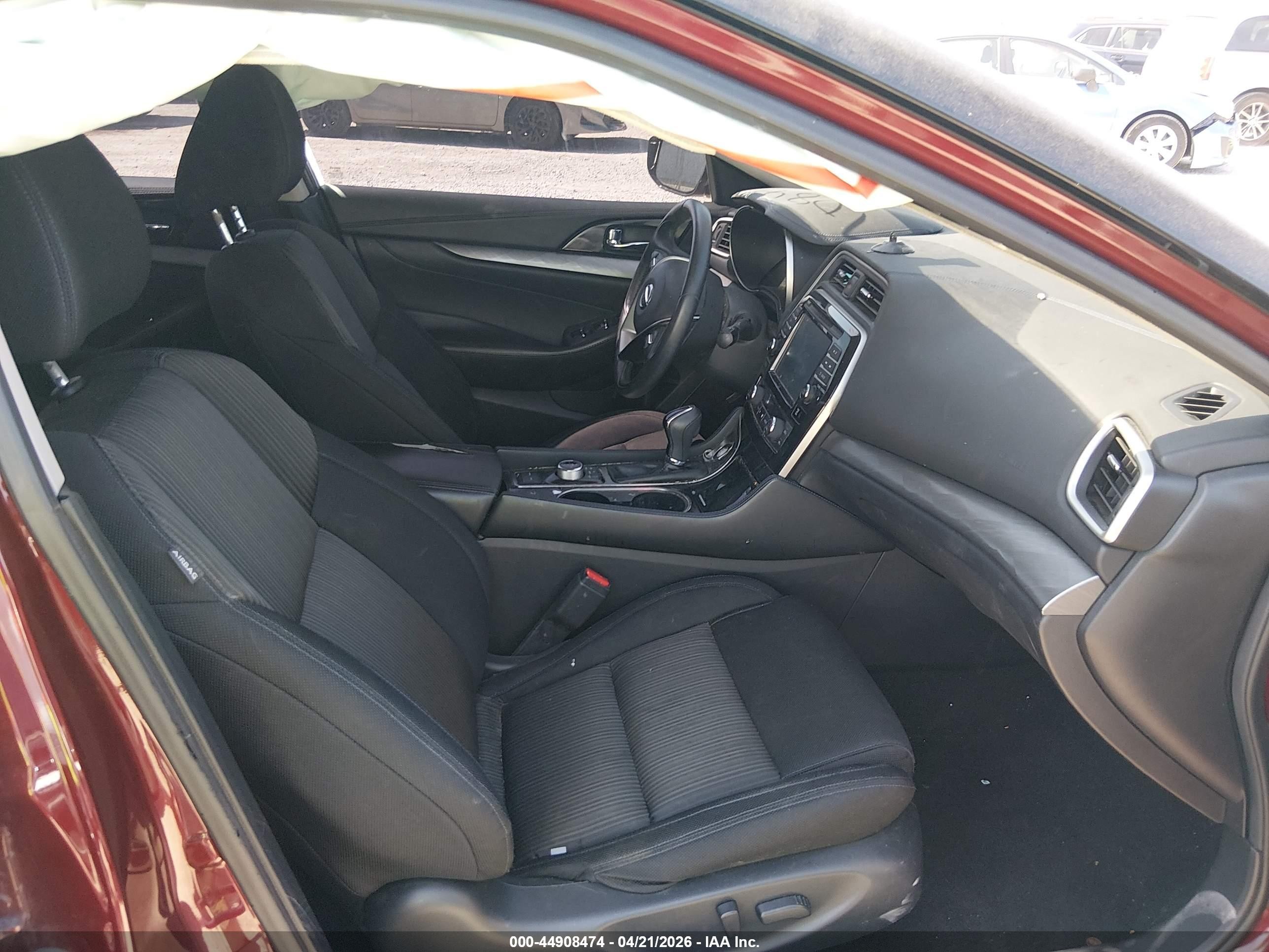 2018 Nissan Maxima 3.5 S Maroon vin: 1N4AA6AP6JC371069