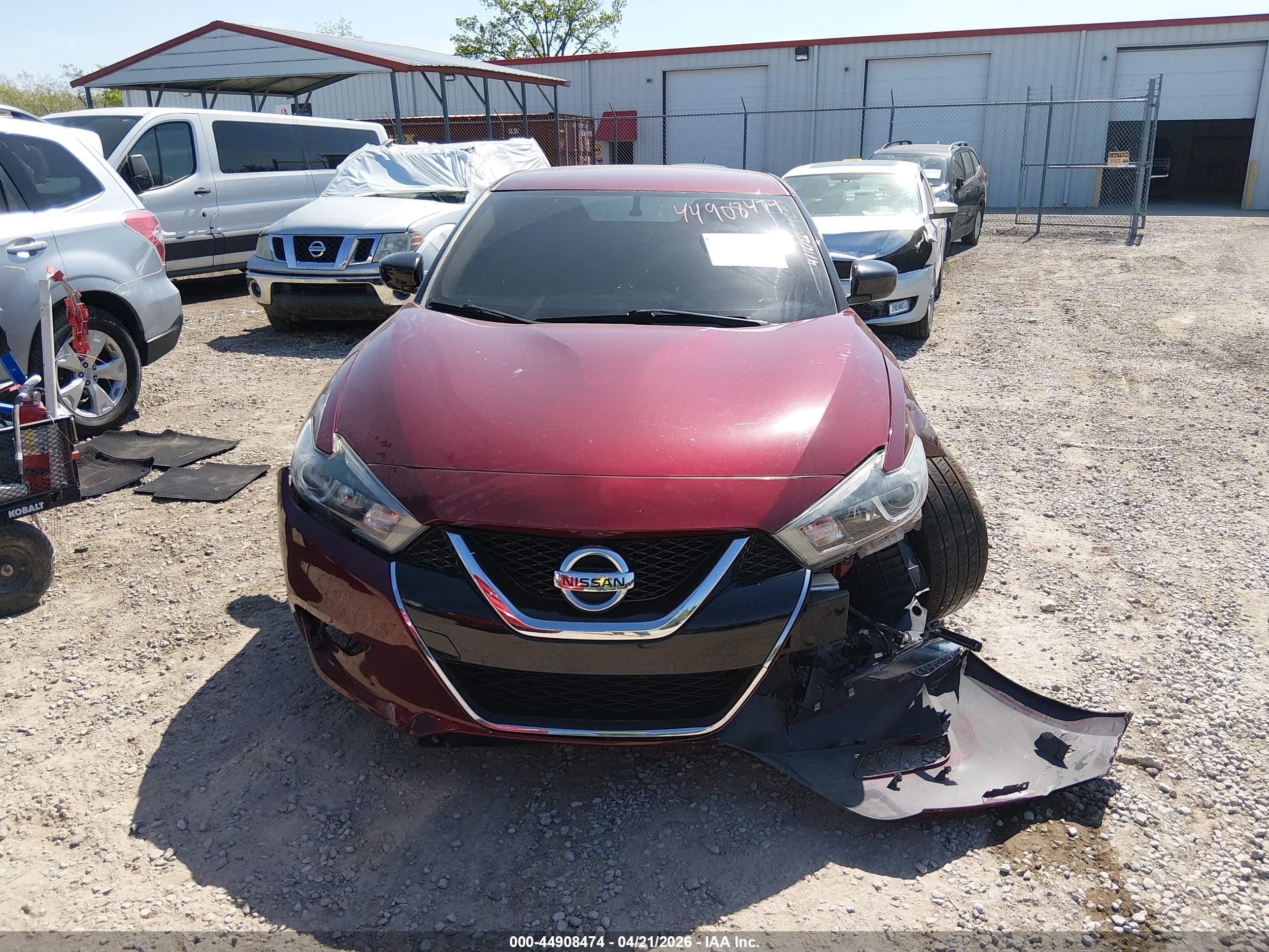 2018 Nissan Maxima 3.5 S Maroon vin: 1N4AA6AP6JC371069