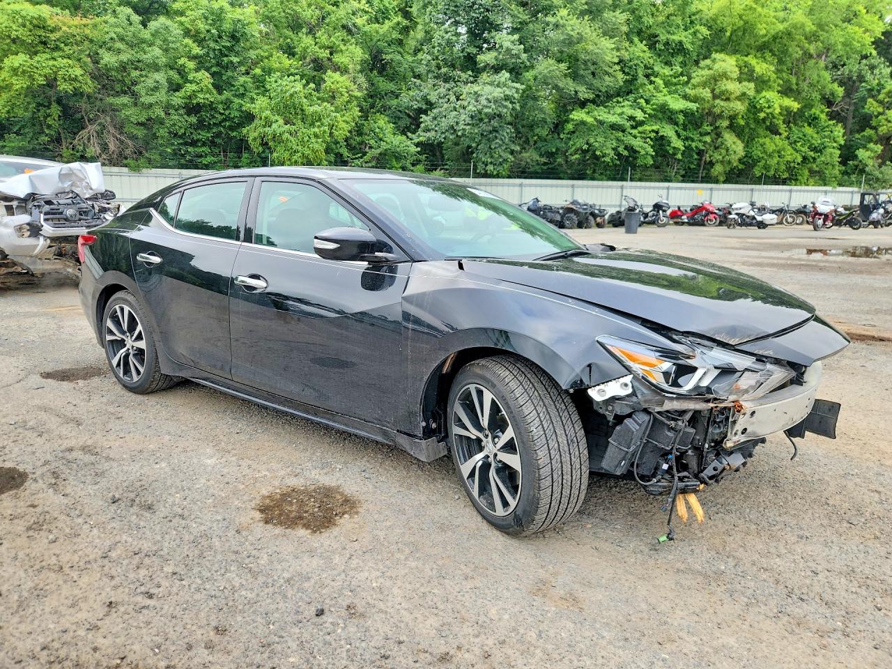 2018 Nissan Maxima 3.5 Sv Black vin: 1N4AA6AP6JC399048