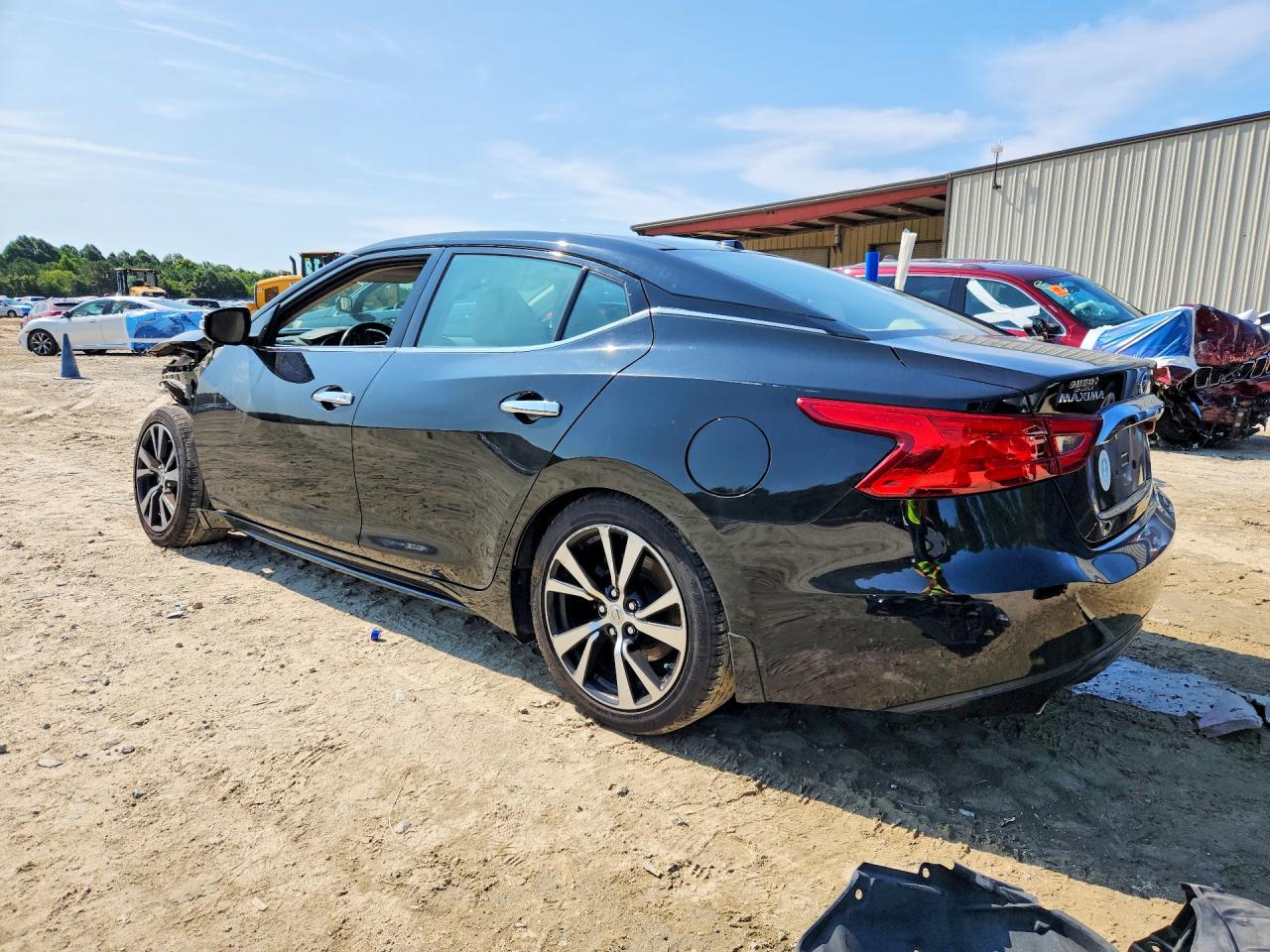 2018 Nissan Maxima 3.5 Sl Black vin: 1N4AA6AP6JC401042