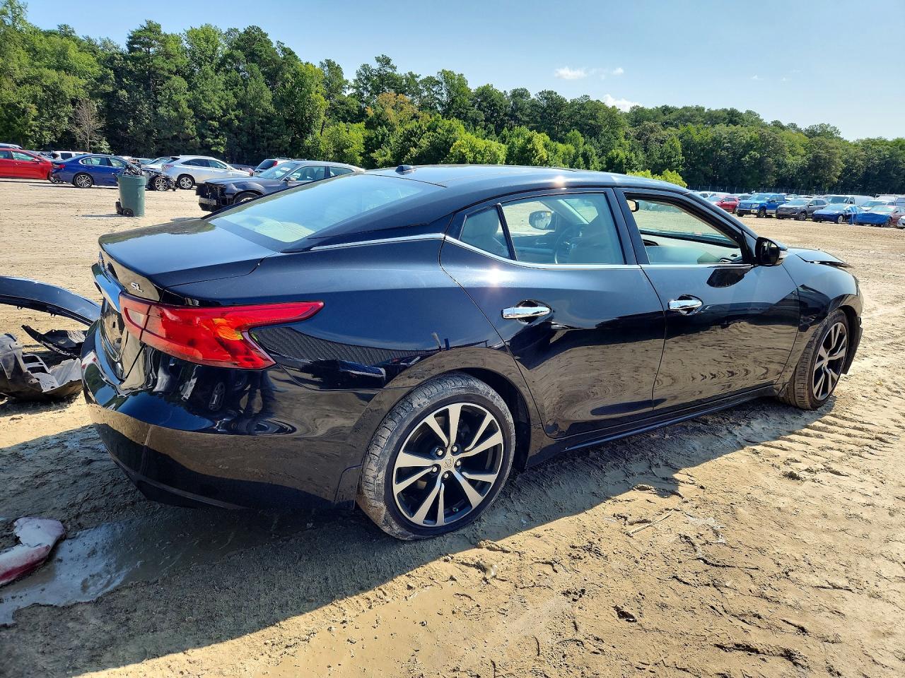 2018 Nissan Maxima 3.5 Sl Black vin: 1N4AA6AP6JC401042