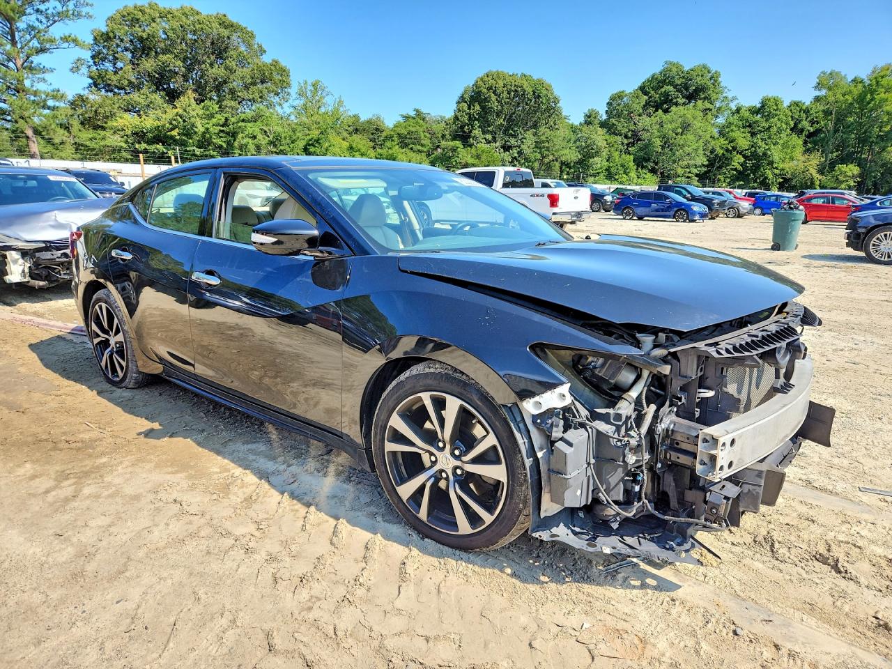 2018 Nissan Maxima 3.5 Sl Black vin: 1N4AA6AP6JC401042