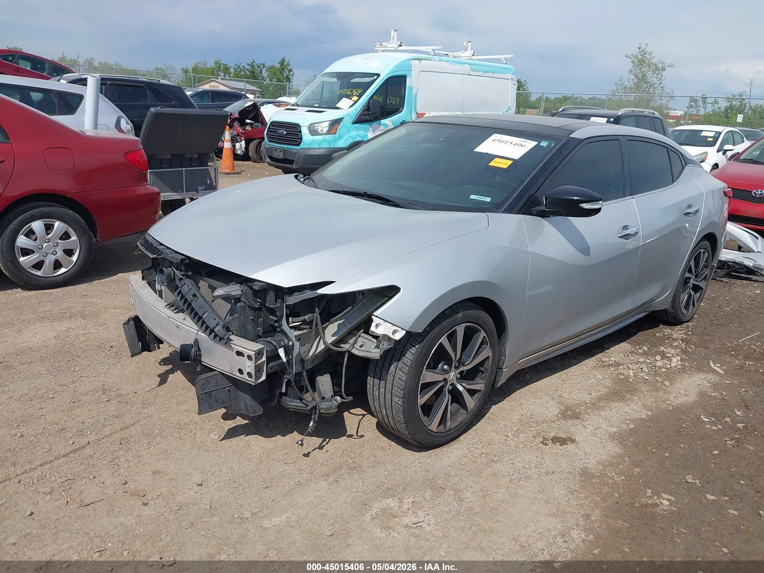 2018 Nissan Maxima 3.5 Sl Silver vin: 1N4AA6AP6JC403129