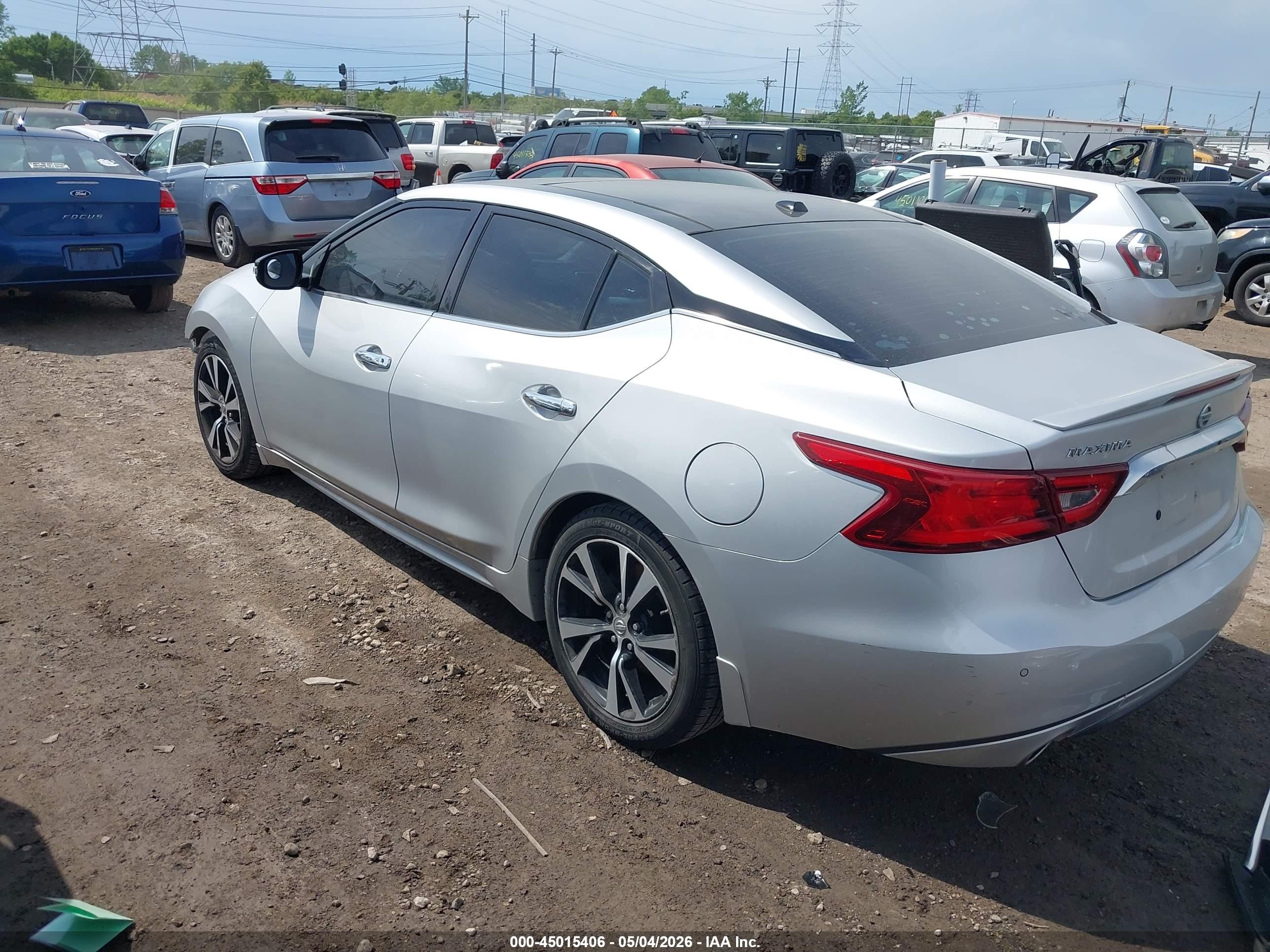 2018 Nissan Maxima 3.5 Sl Silver vin: 1N4AA6AP6JC403129