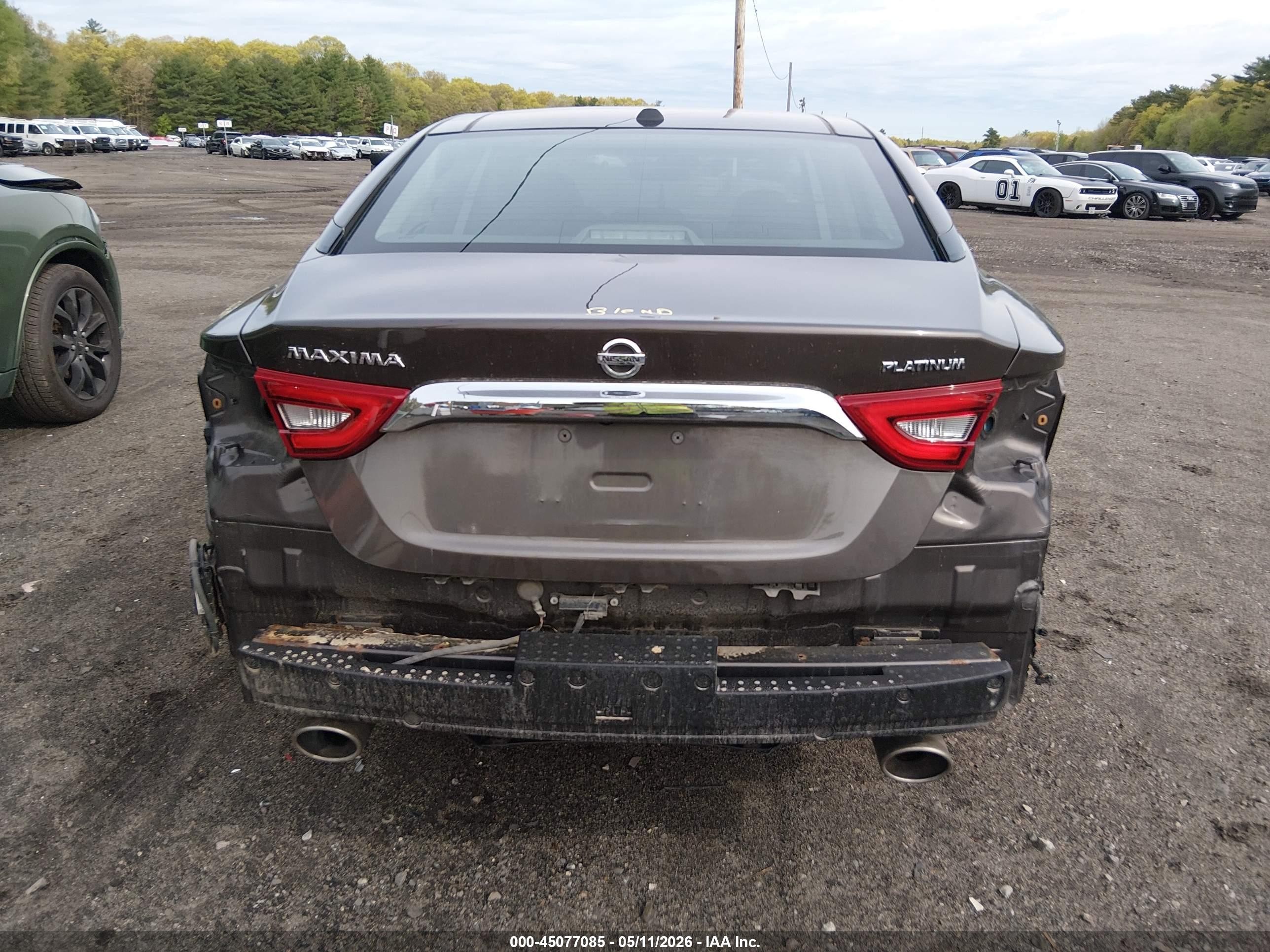 2016 Nissan Maxima 3.5 Platinum Brown vin: 1N4AA6AP7GC379917