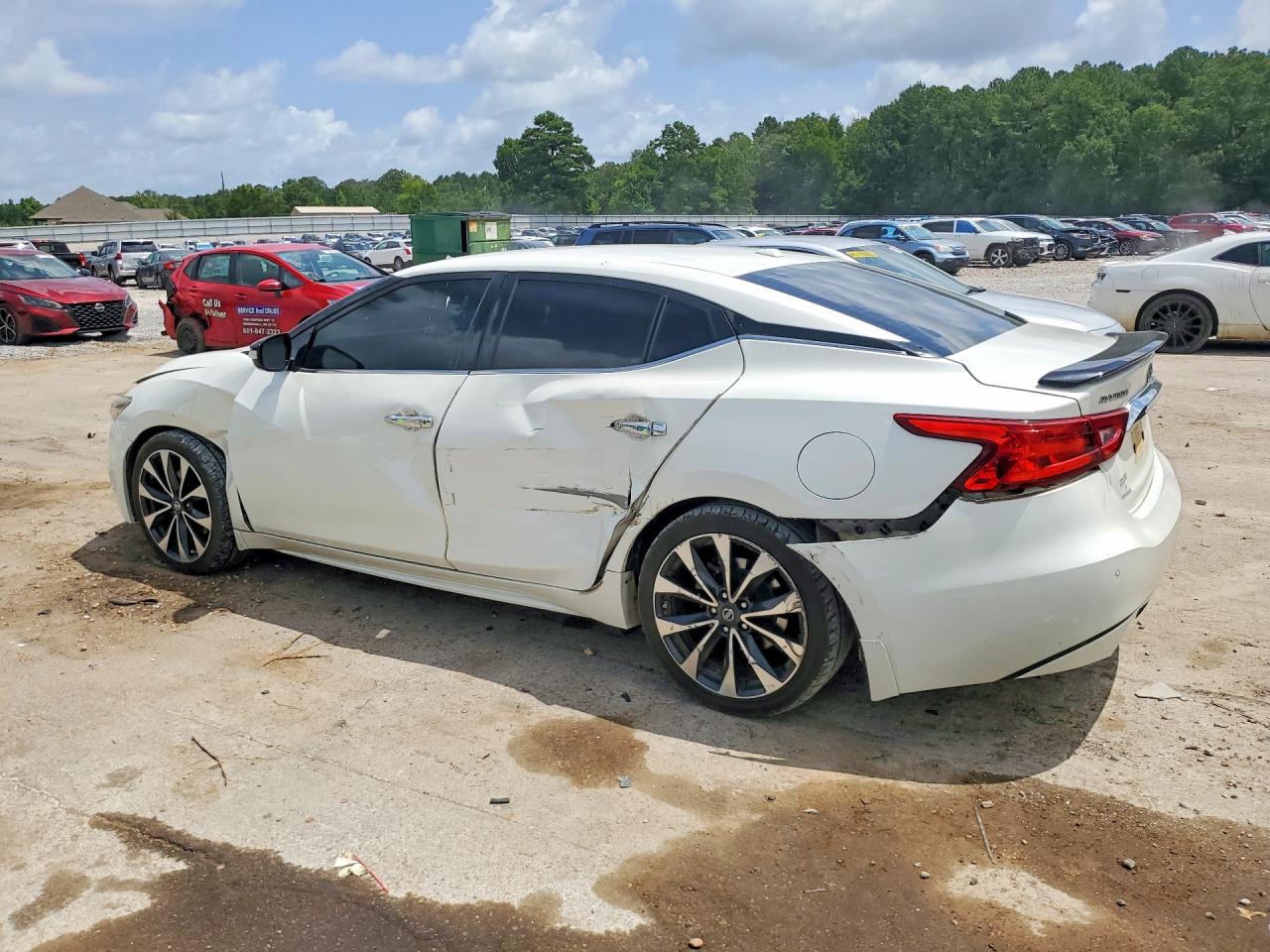 2016 Nissan Maxima 3.5 Sr White vin: 1N4AA6AP7GC382512