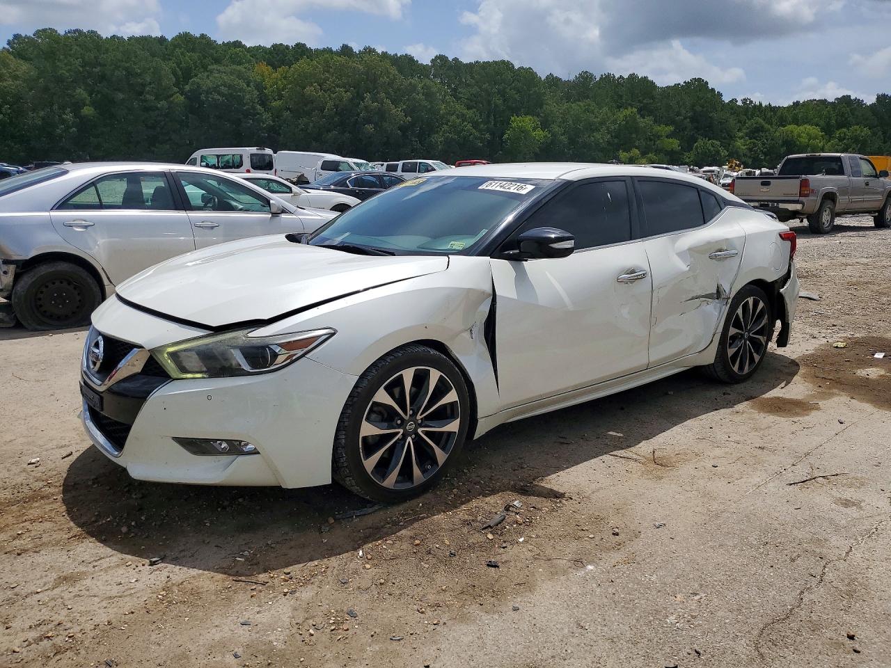 2016 Nissan Maxima 3.5 Sr White vin: 1N4AA6AP7GC382512