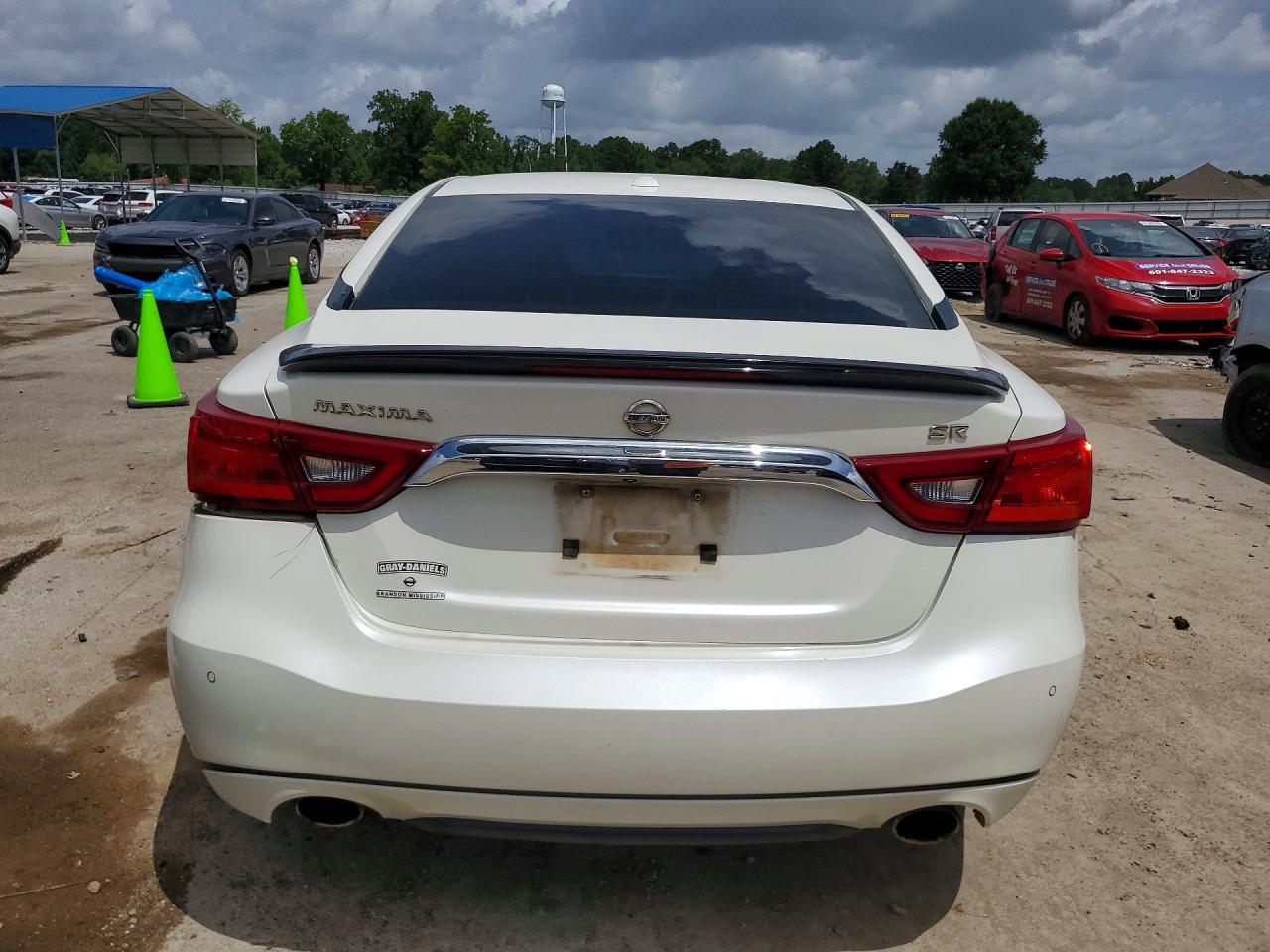 2016 Nissan Maxima 3.5 Sr White vin: 1N4AA6AP7GC382512