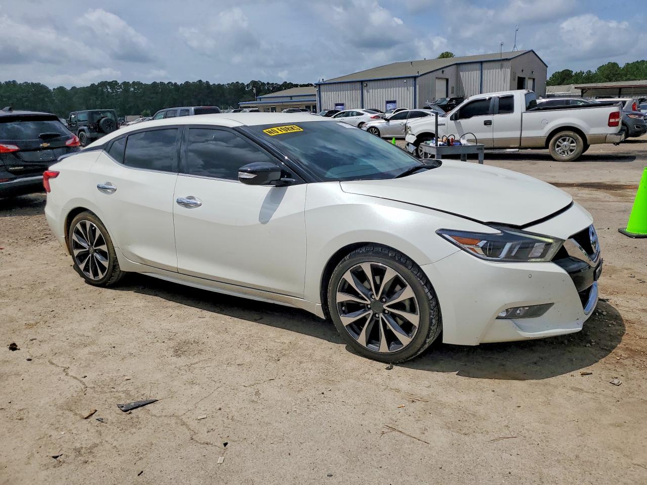 2016 Nissan Maxima 3.5 Sr White vin: 1N4AA6AP7GC382512