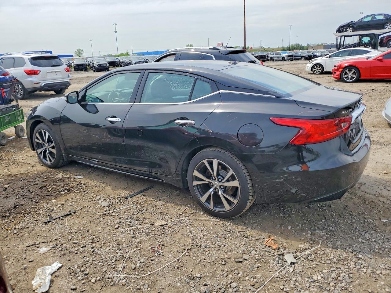 2016 Nissan Maxima 3.5 S Black vin: 1N4AA6AP7GC446130